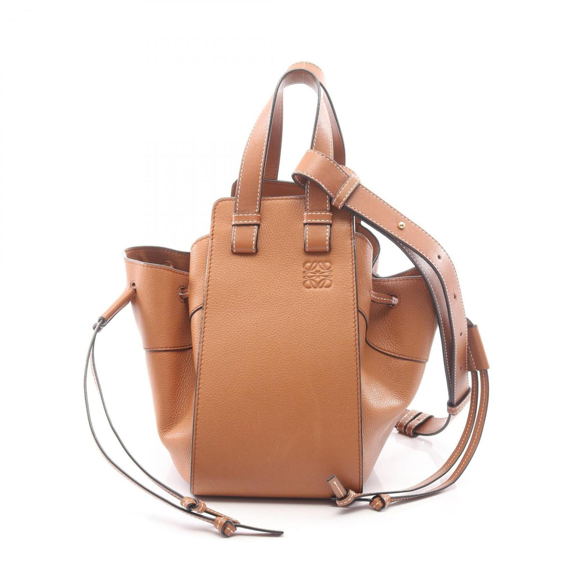 Loewe Hammock Brown Leather Handbag (Pre-Owned)
