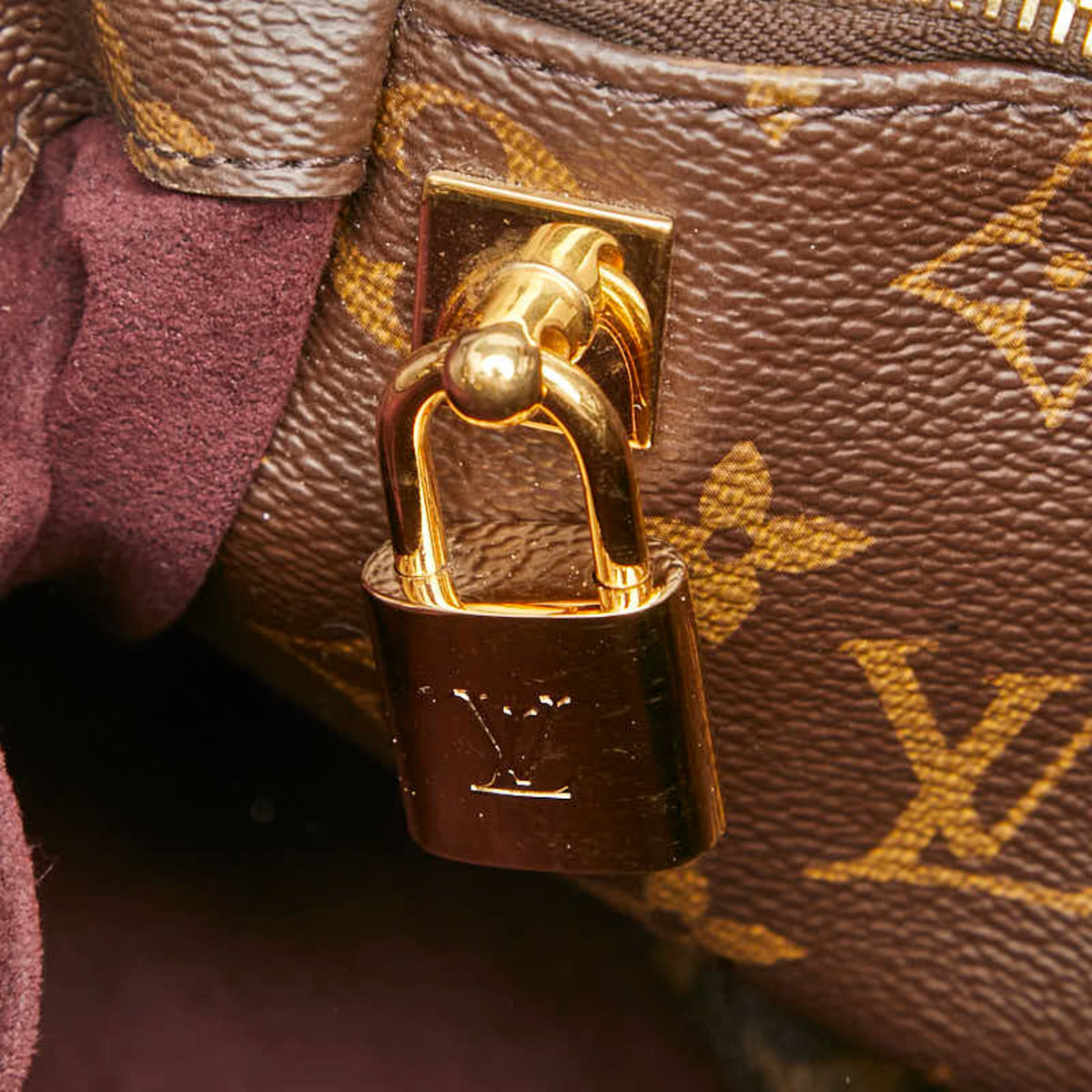 Louis Vuitton Brown Pvc Leather Handbag Shoulder Bag (Pre-Owned)