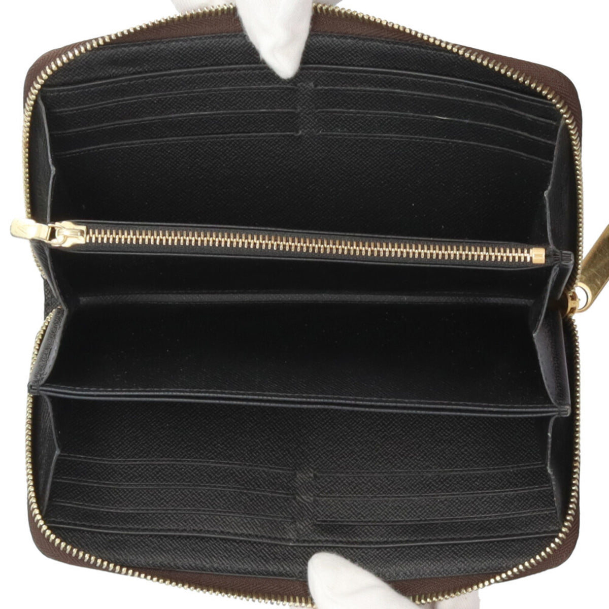 Louis Vuitton Monogram Brown Monogram Reverse Canvas Long Wallet (Bi-Fold) (Pre-Owned)
