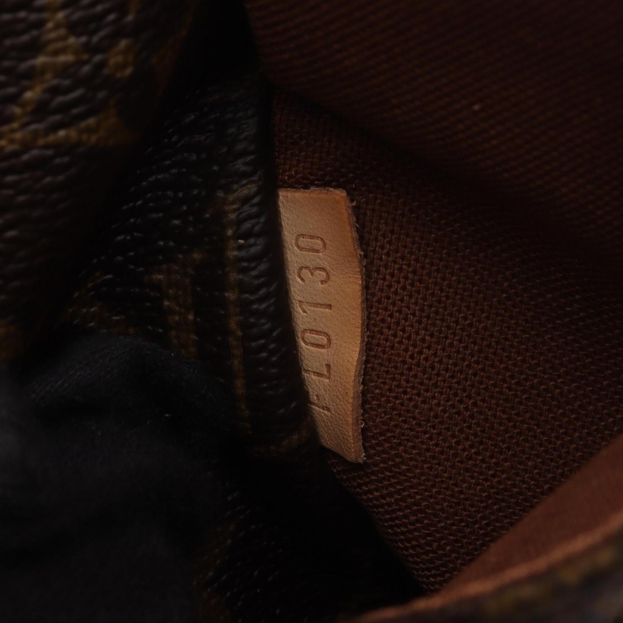 Louis Vuitton Brown Coated Canvas Pvc Monogram Leather Handbag Tote Bag (Pre-Owned)