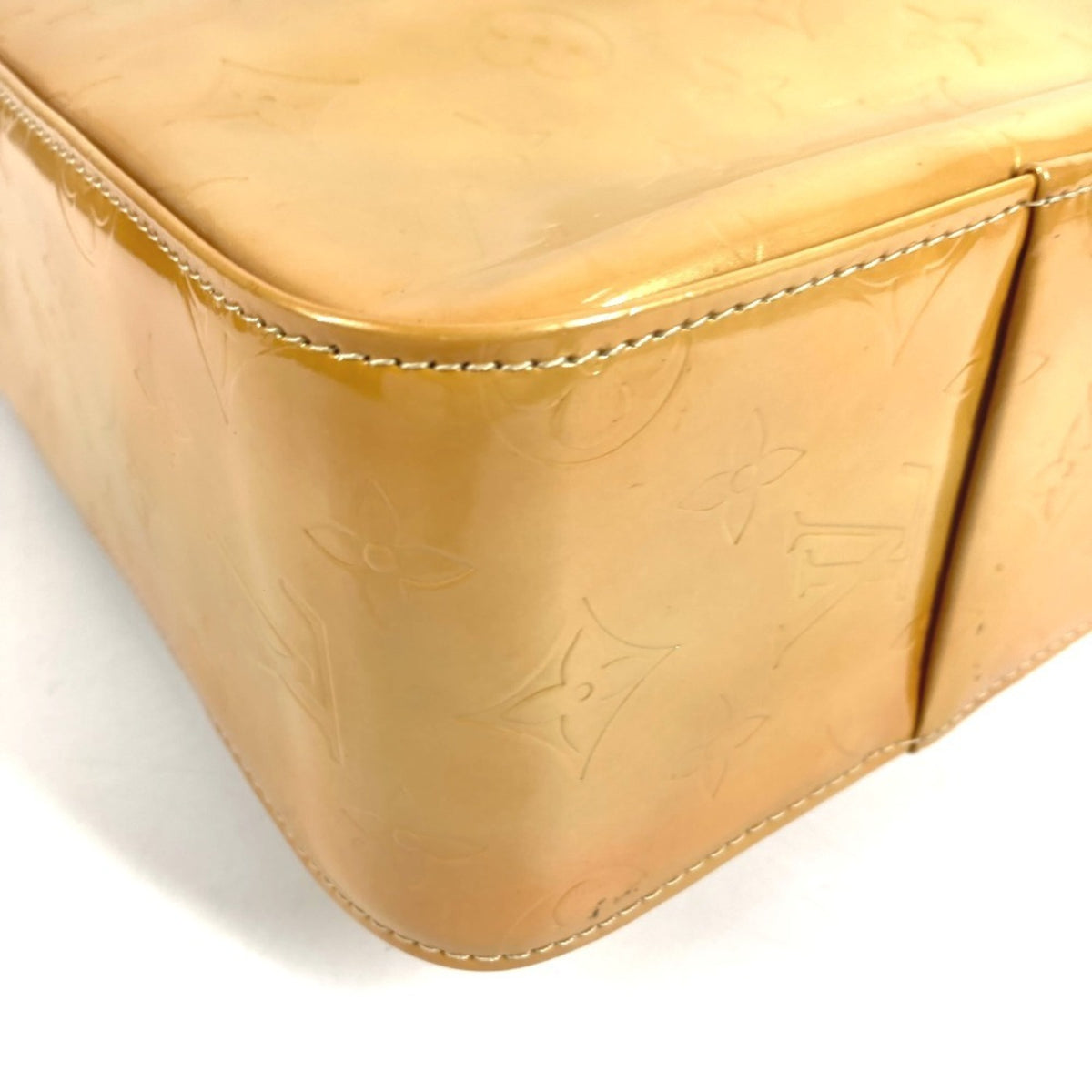 Louis Vuitton Beige Galle Monogram Vernis Shoulder Bag Tote Bag (Pre-Owned)