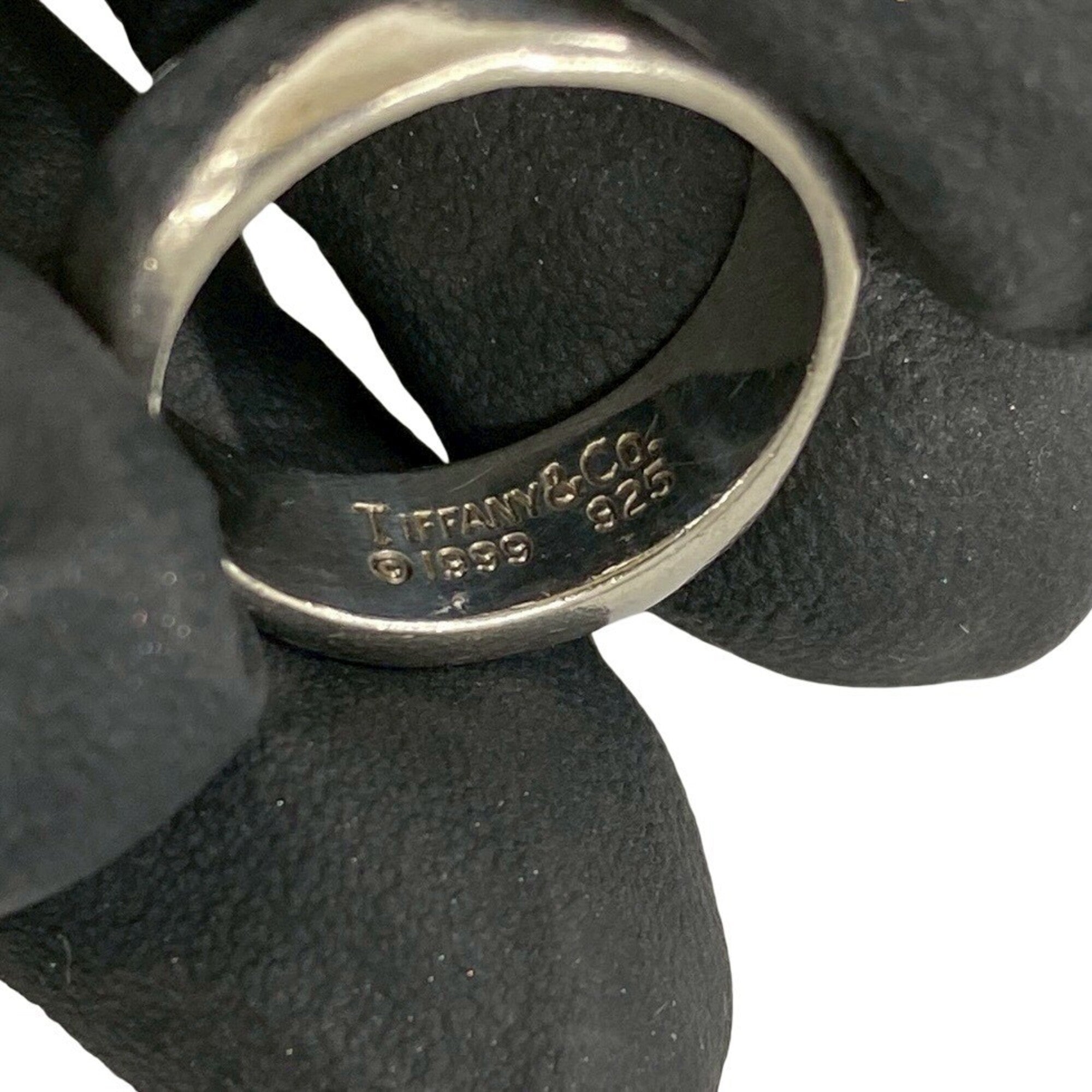 Tiffany Silver Silver 925 Band Ring (Pre-Owned)