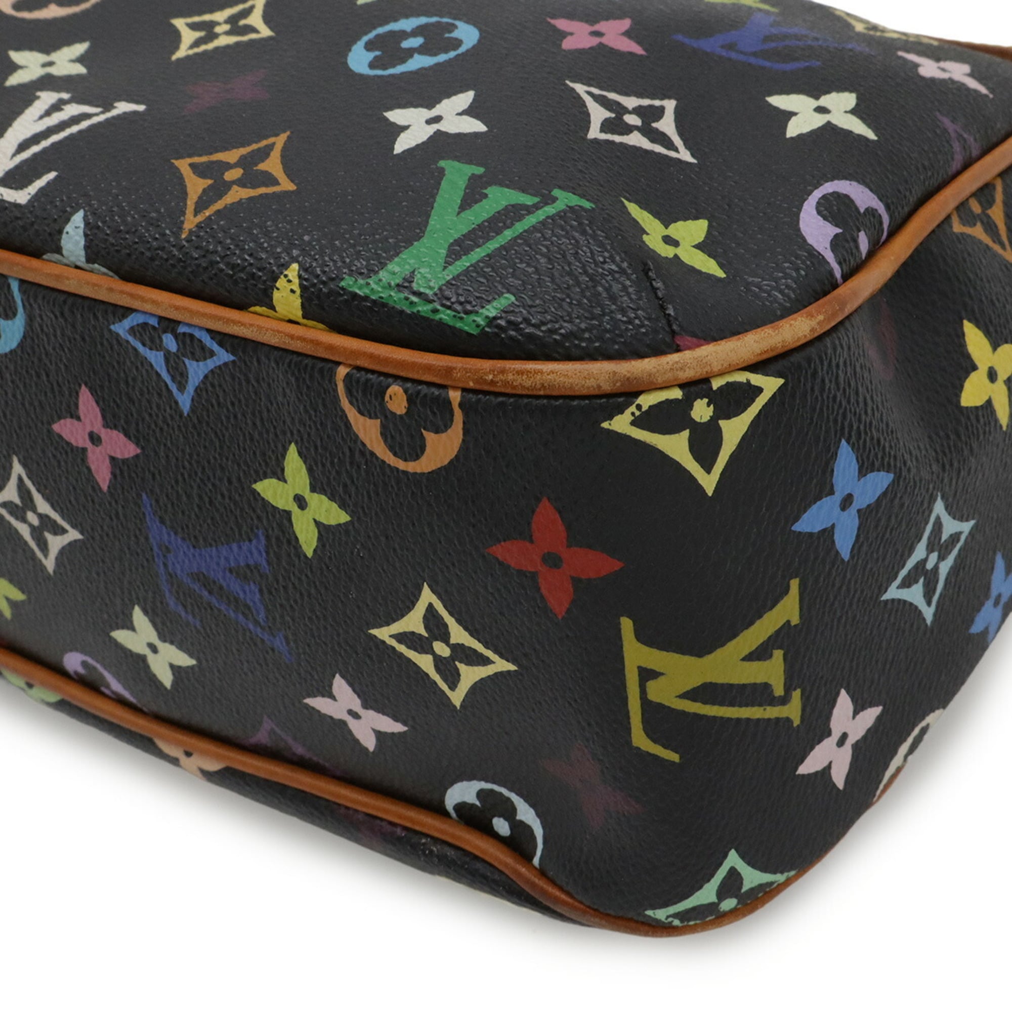 Louis Vuitton Black Noir Monogram Canvas Shoulder Bag (Pre-Owned)