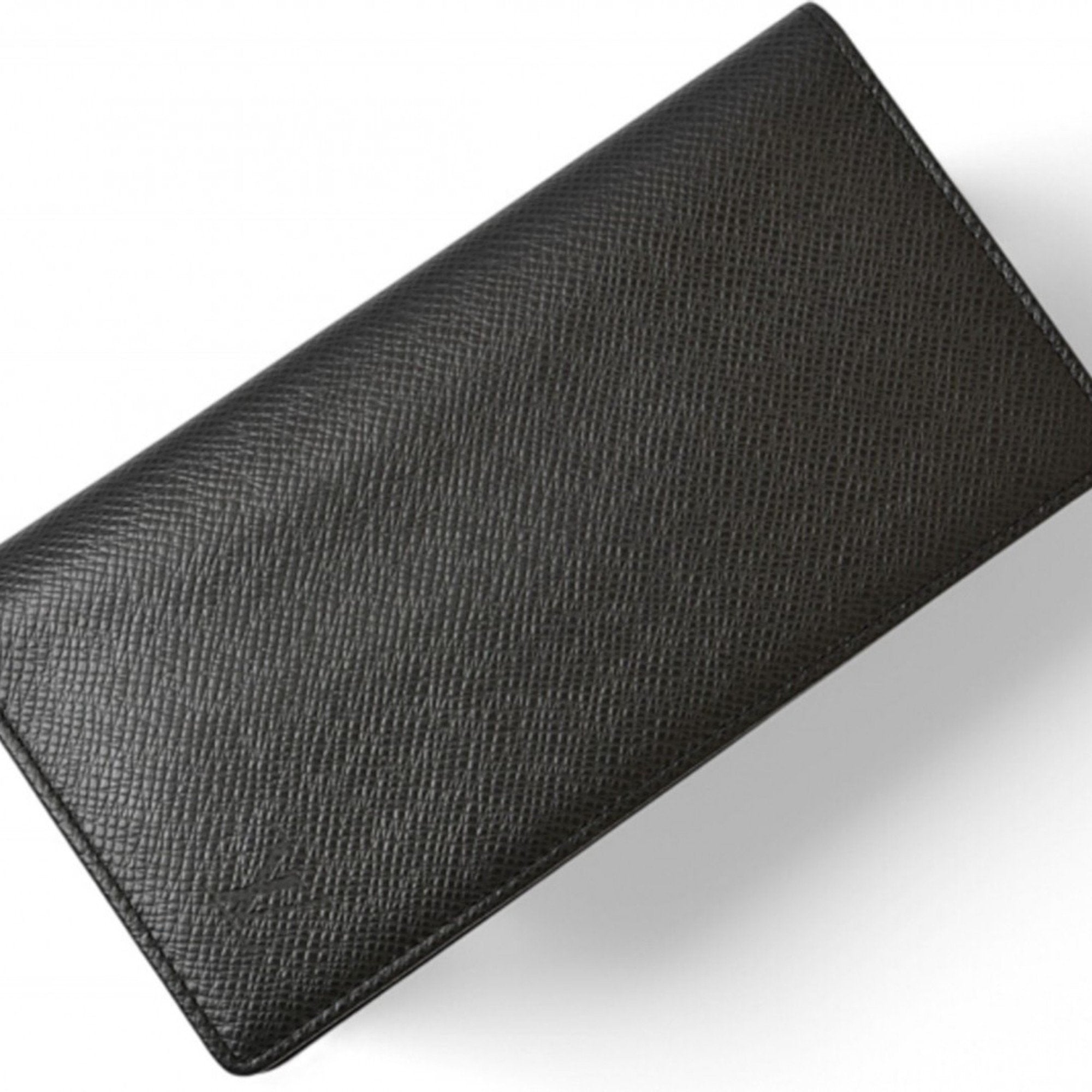 Louis Vuitton Ardoise Leather Long Bill Wallet (Bi-Fold) (Pre-Owned)