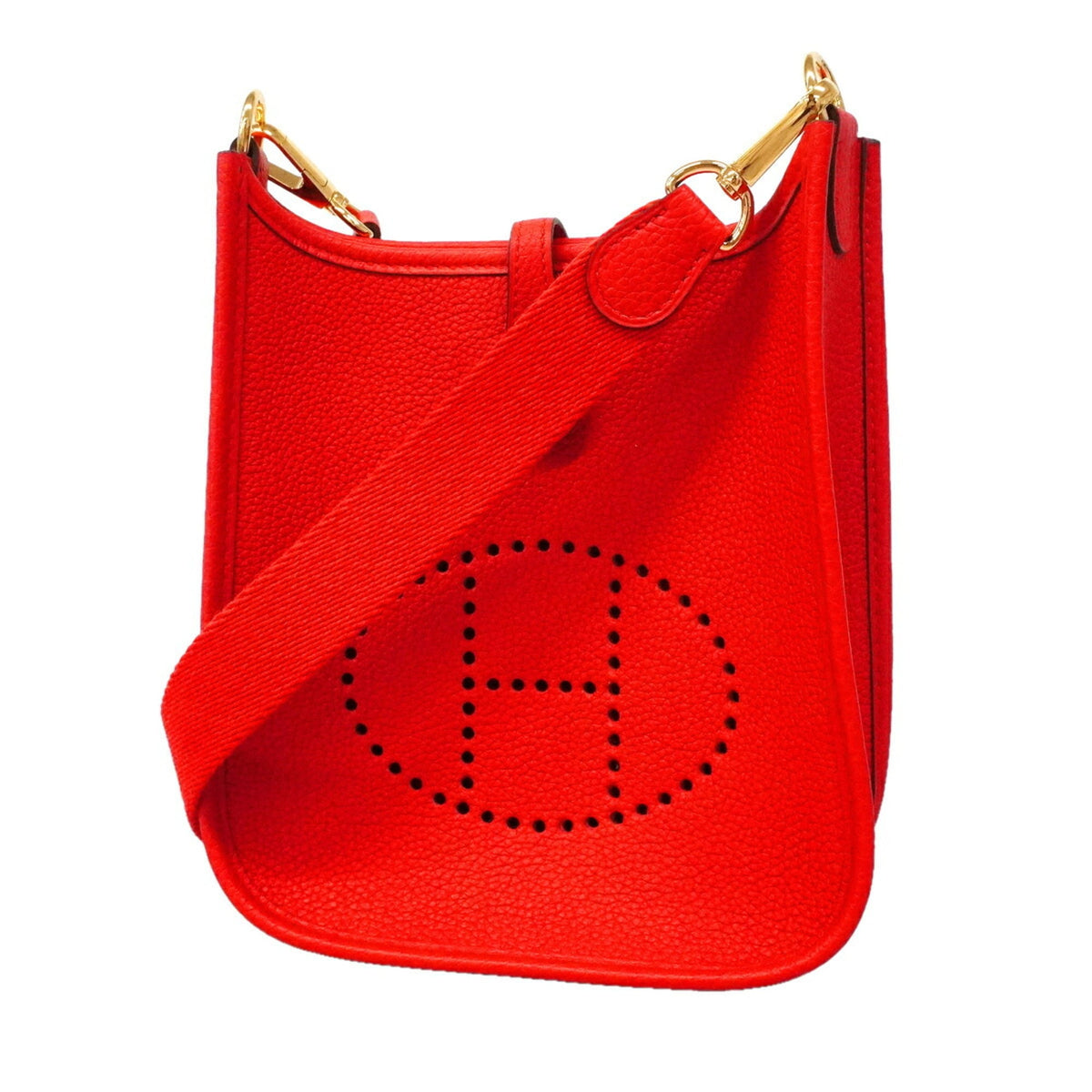 Hermes Red Color Shoulder Bag (Pre-Owned)