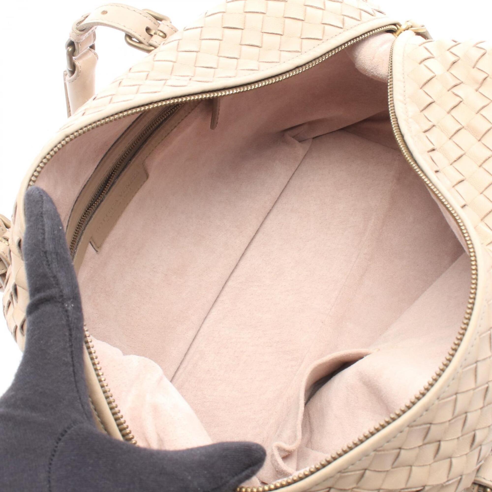 Bottega Veneta Intrecciato Beige Intrecciato Handbag (Pre-Owned)