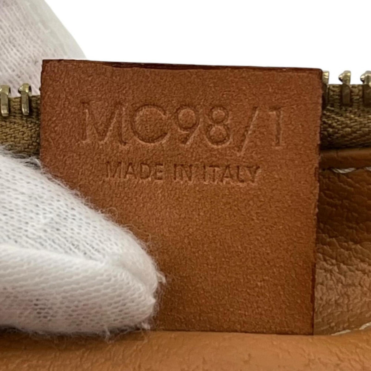 Celine Brown Coated Canvas Leather Pouch (Pre-Owned)