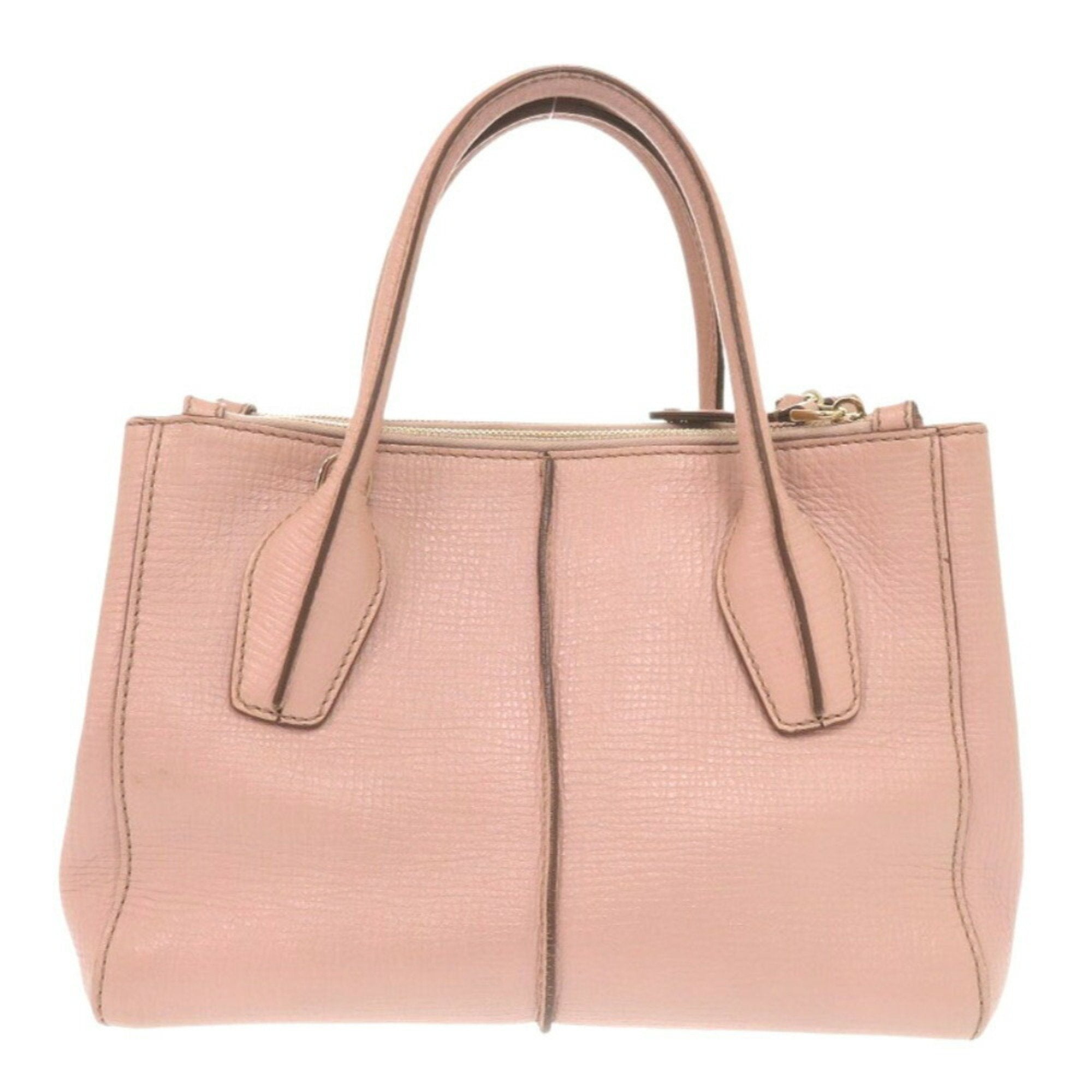 Tod's Pink Leather Handbag (Pre-Owned)