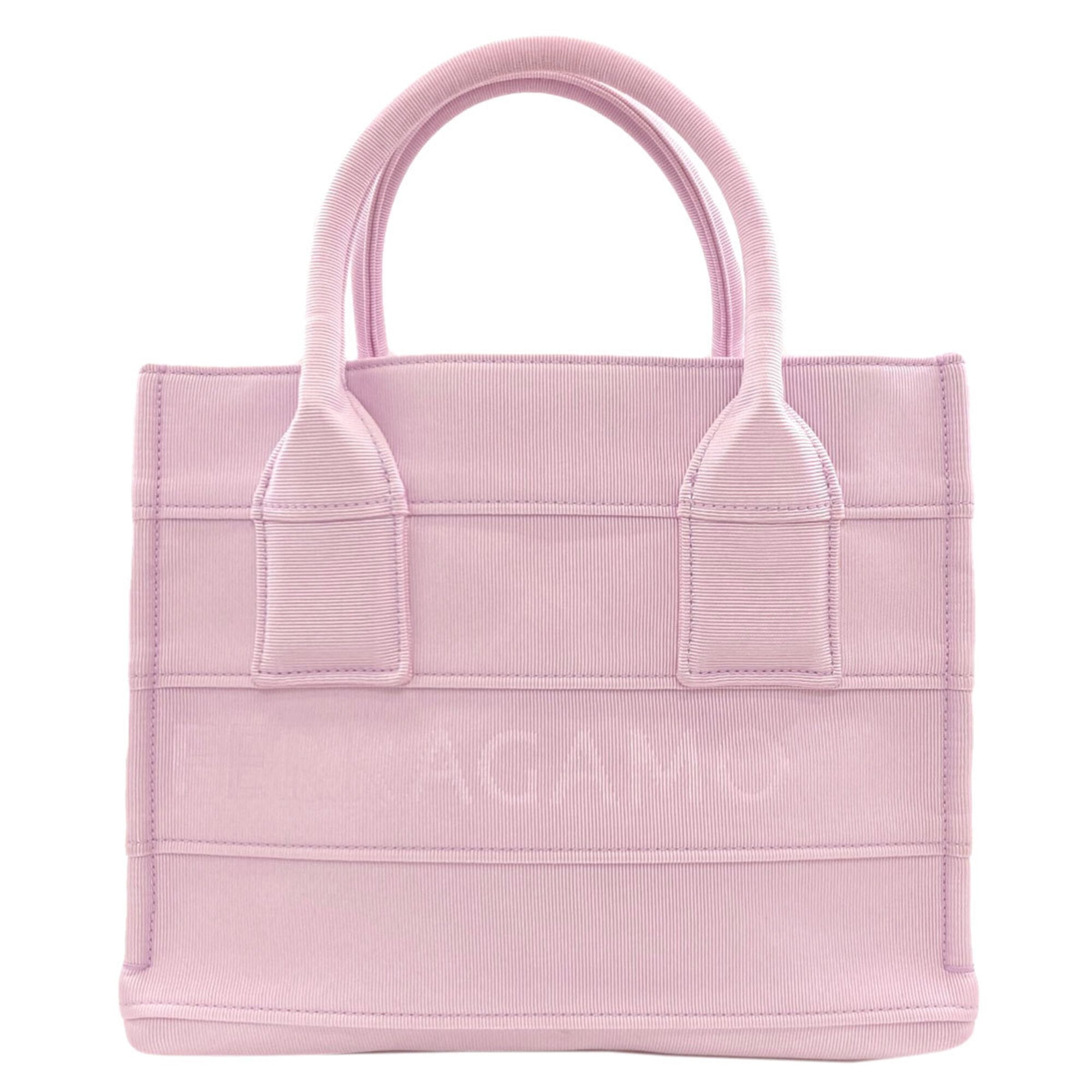 Salvatore Ferragamo Pink Canvas Handbag (Pre-Owned)