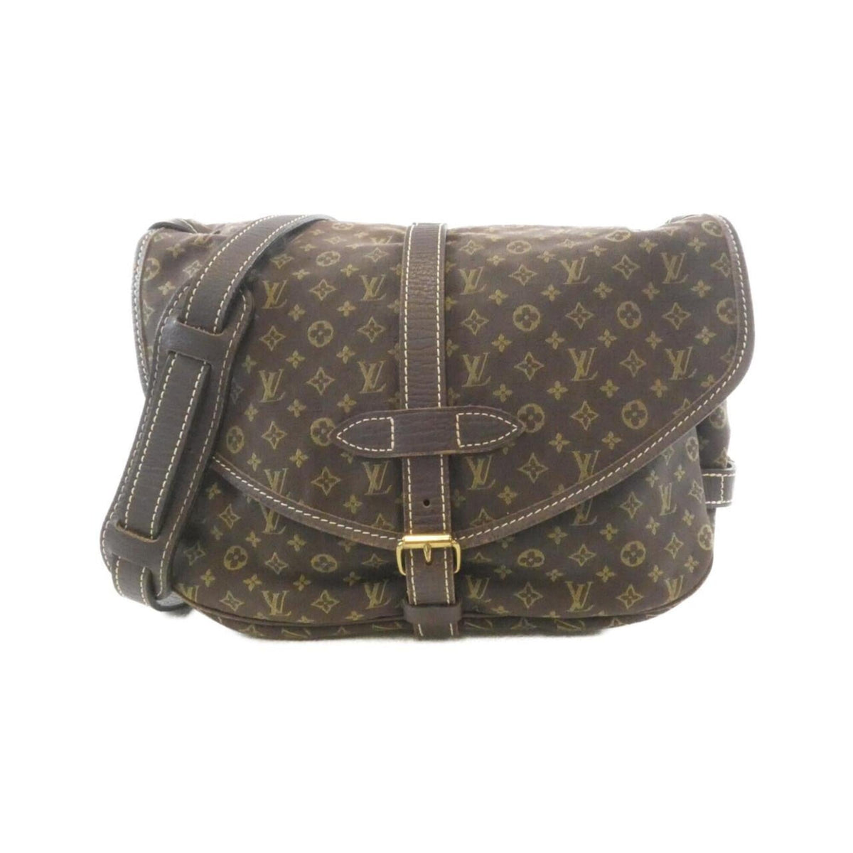Louis Vuitton Ebene Canvas Shoulder Bag (Pre-Owned)