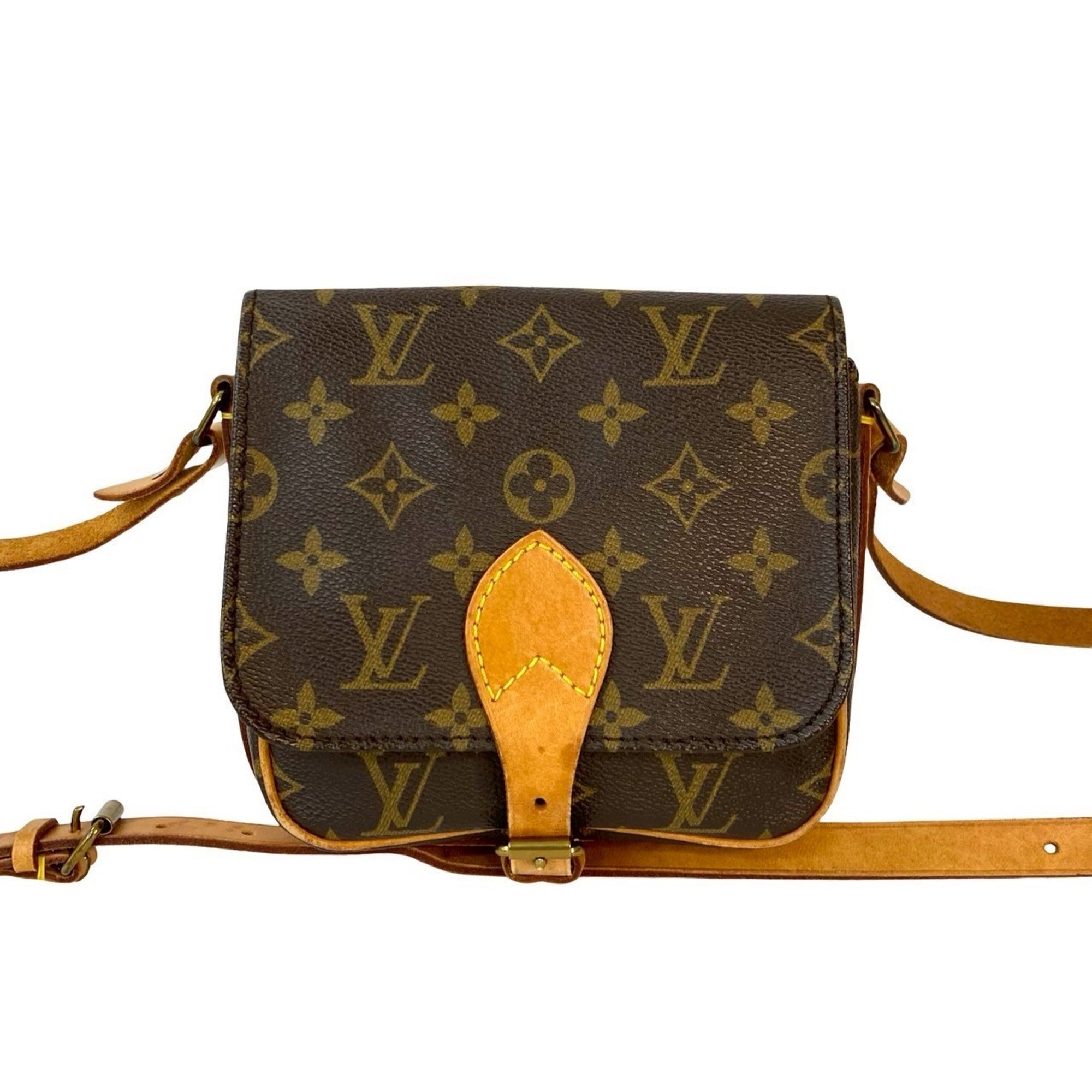 Louis Vuitton Brown Pvc Leather Pochette Shoulder Bag (Pre-Owned)