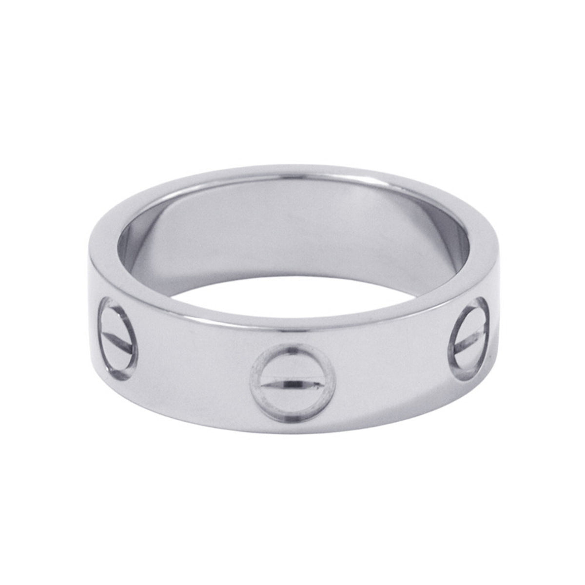 Cartier Love White Gold (18K) Band Ring (Pre-Owned)