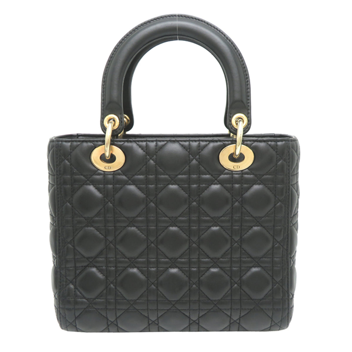 Christian Dior Black Leather Handbag (Pre-Owned)