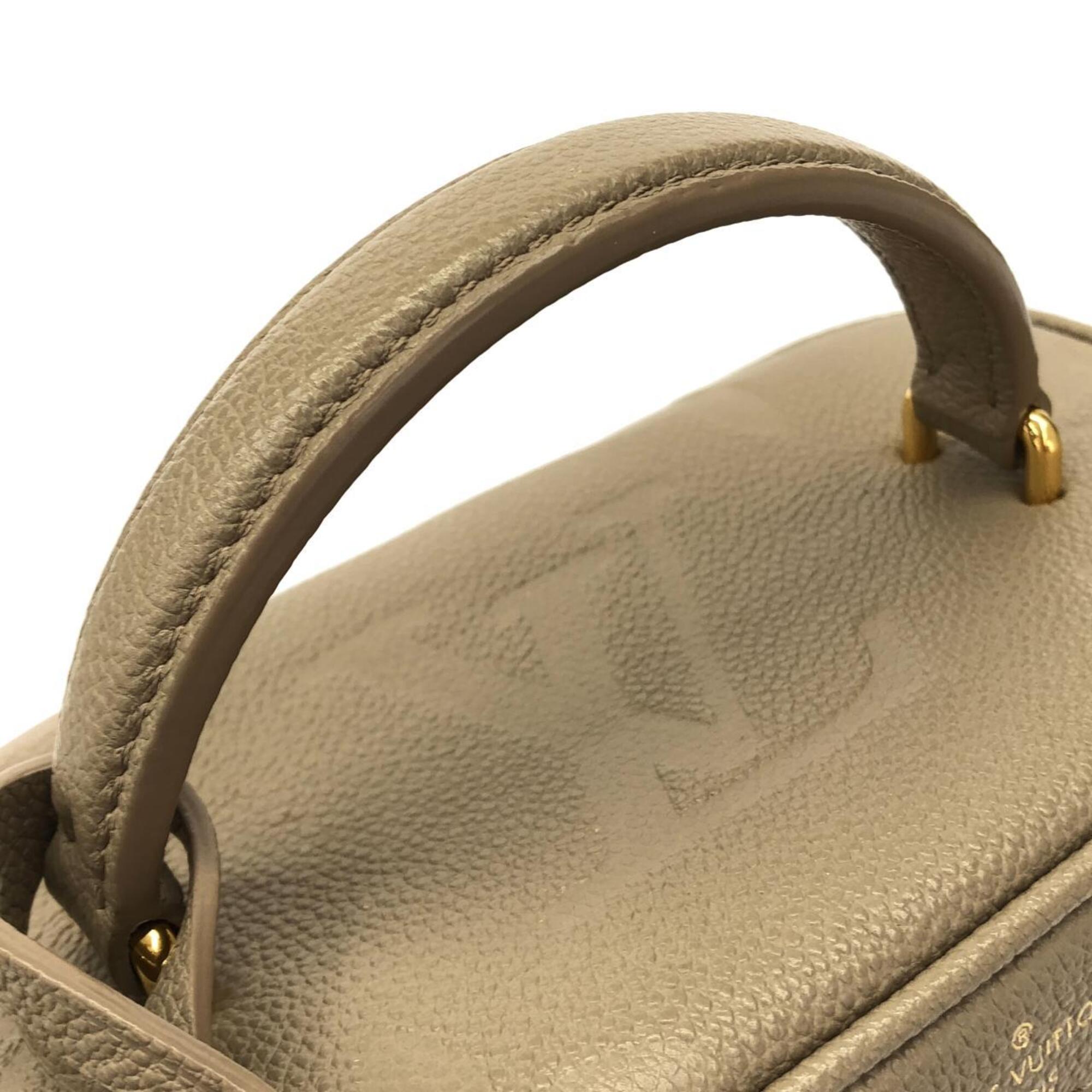 Louis Vuitton Tourterelle Leather Handbag (Pre-Owned)