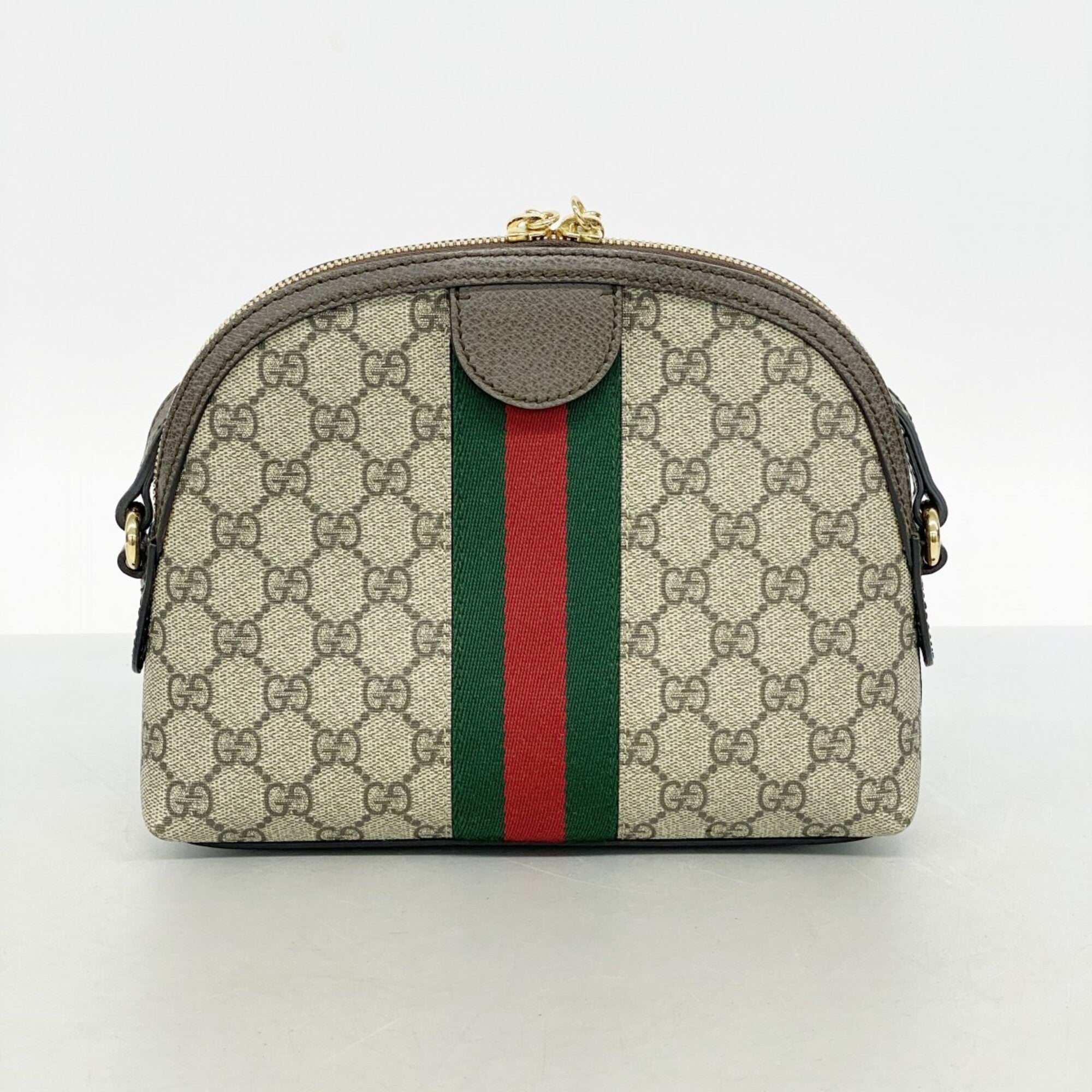 Gucci Brown Pvc Shoulder Bag (Pre-Owned)