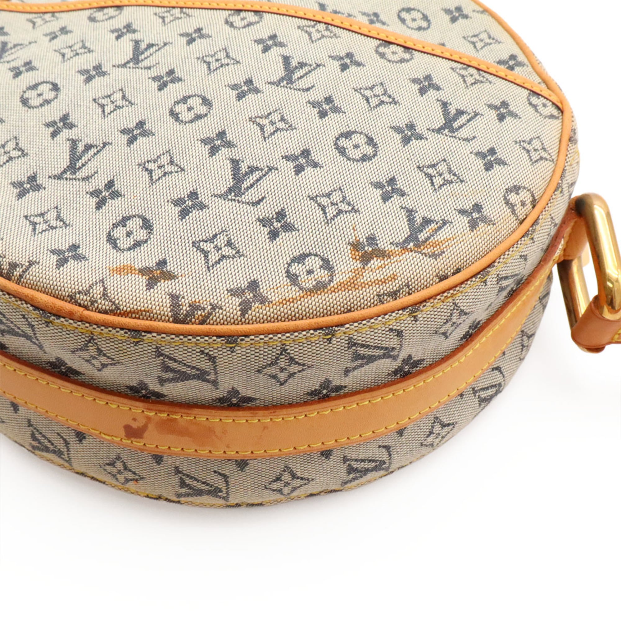 Louis Vuitton Blue Monogram Yellow Monogram Mini Pochette Shoulder Bag (Pre-Owned)