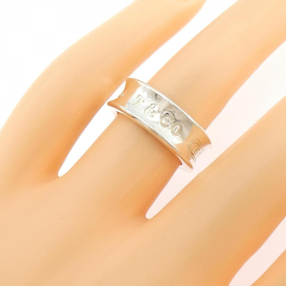 Tiffany Silver 925 Band Ring (Pre-Owned)