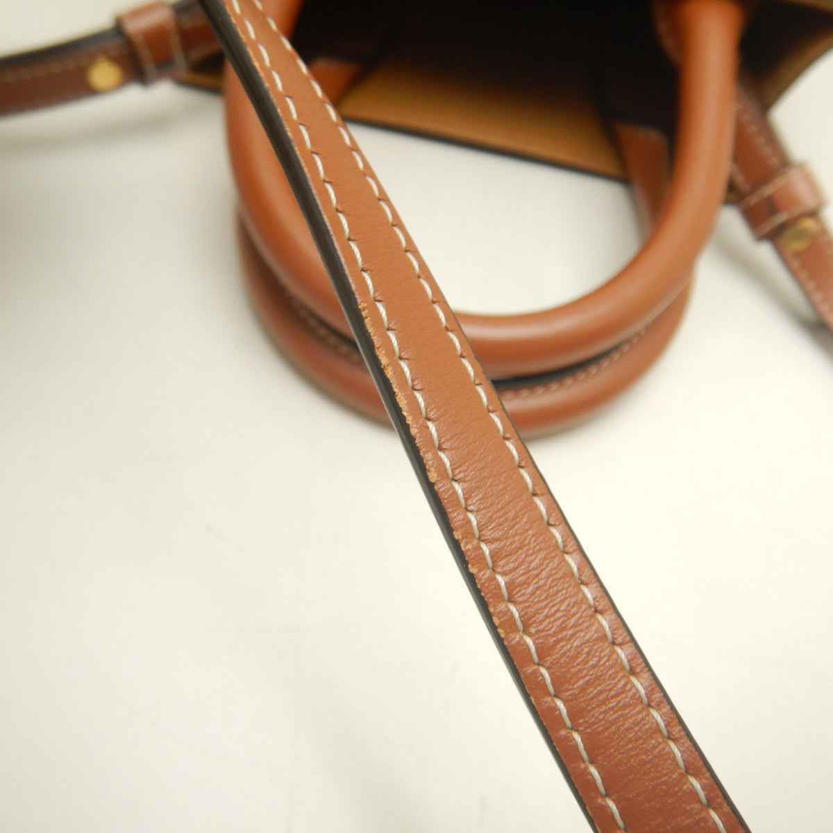 Celine Gold Coated Canvas Handbag (Pre-Owned)
