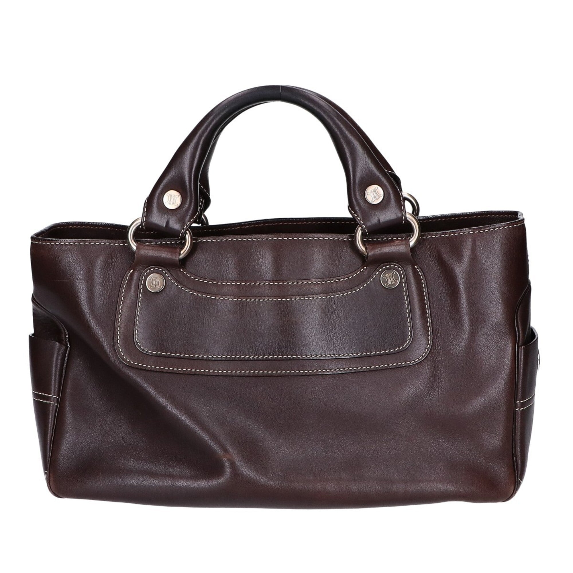 Celine Dark Brown Leather Handbag (Pre-Owned)