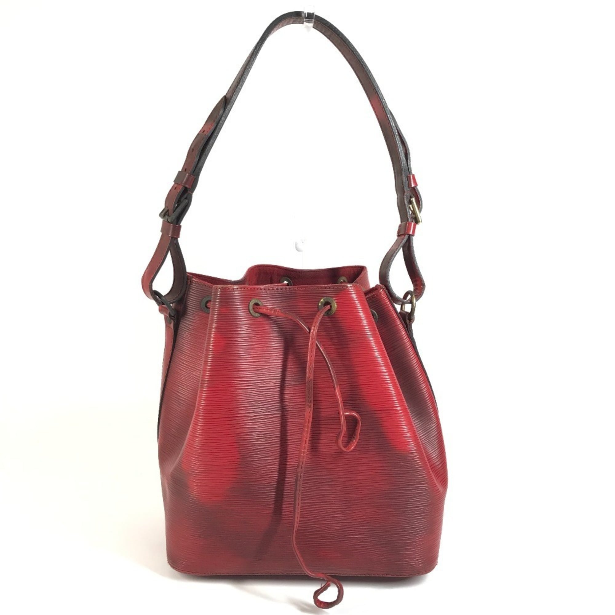 Louis Vuitton Castilian Red Red Color Epi Leather Shoulder Bag (Pre-Owned)