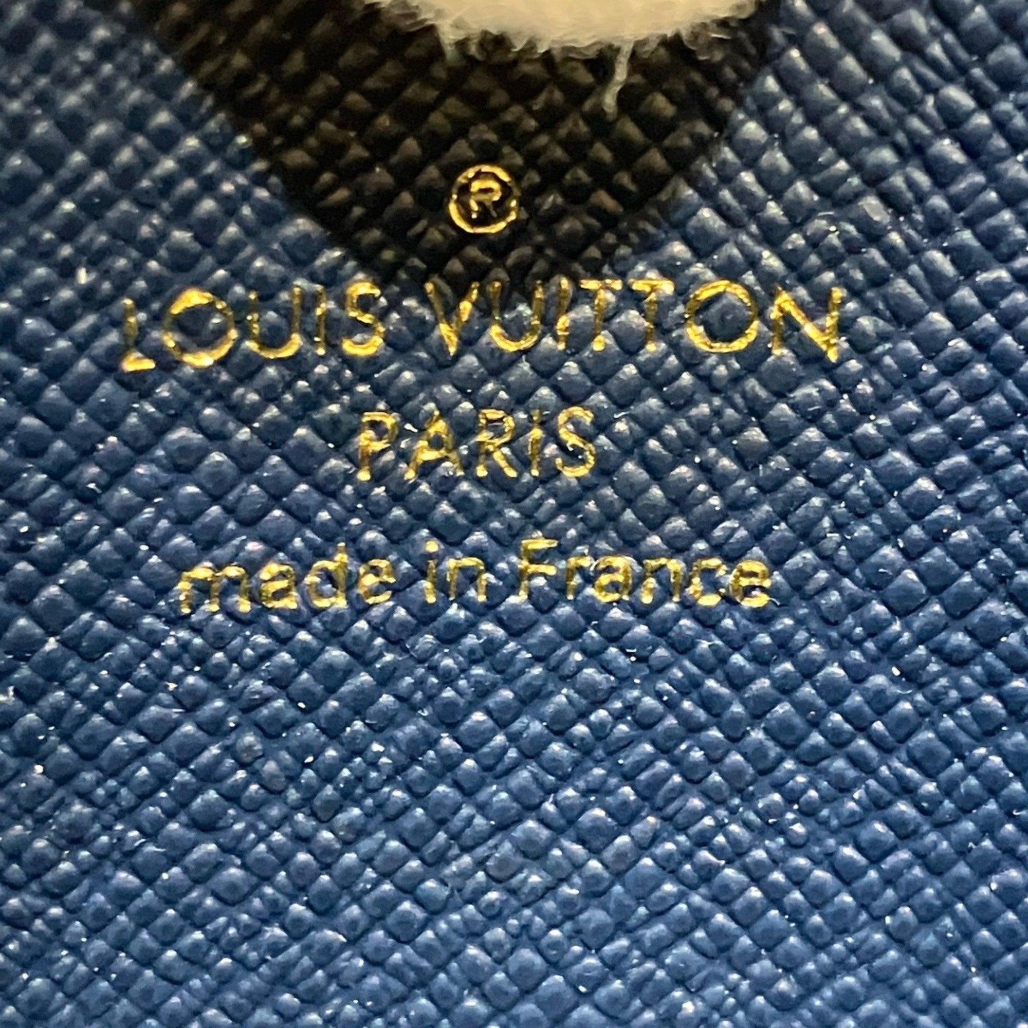 Louis Vuitton Monogram Denim Blue Denim Coin Purse/Coin Case (Pre-Owned)
