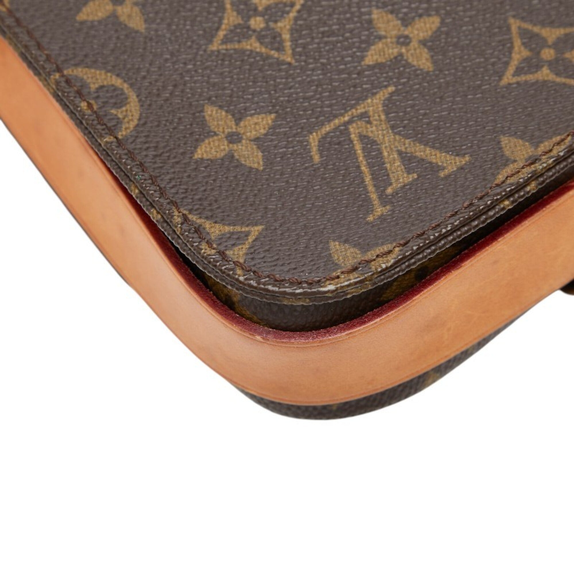 Louis Vuitton Brown Pvc Leather Shoulder Bag (Pre-Owned)