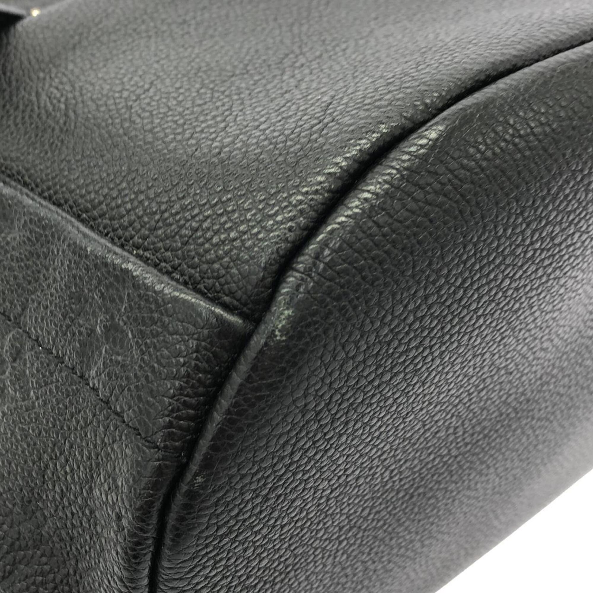 Louis Vuitton Black Leather Backpack (Pre-Owned)