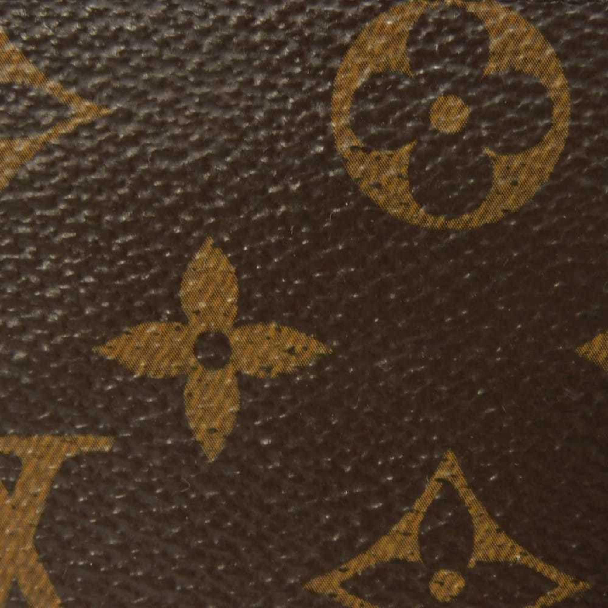 Louis Vuitton Brown Monogram Pink Rose Ballerine Monogram Canvas Leather Long Wallet (Bi-Fold) (Pre-Owned)