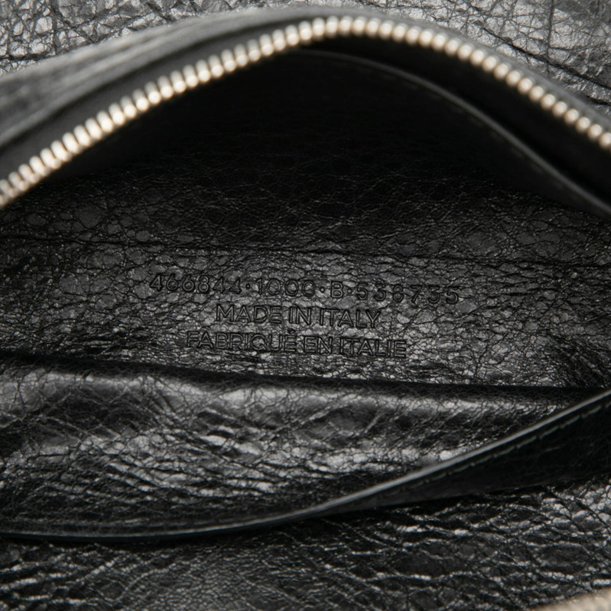 Balenciaga Black Leather Handbag Shoulder Bag (Pre-Owned)