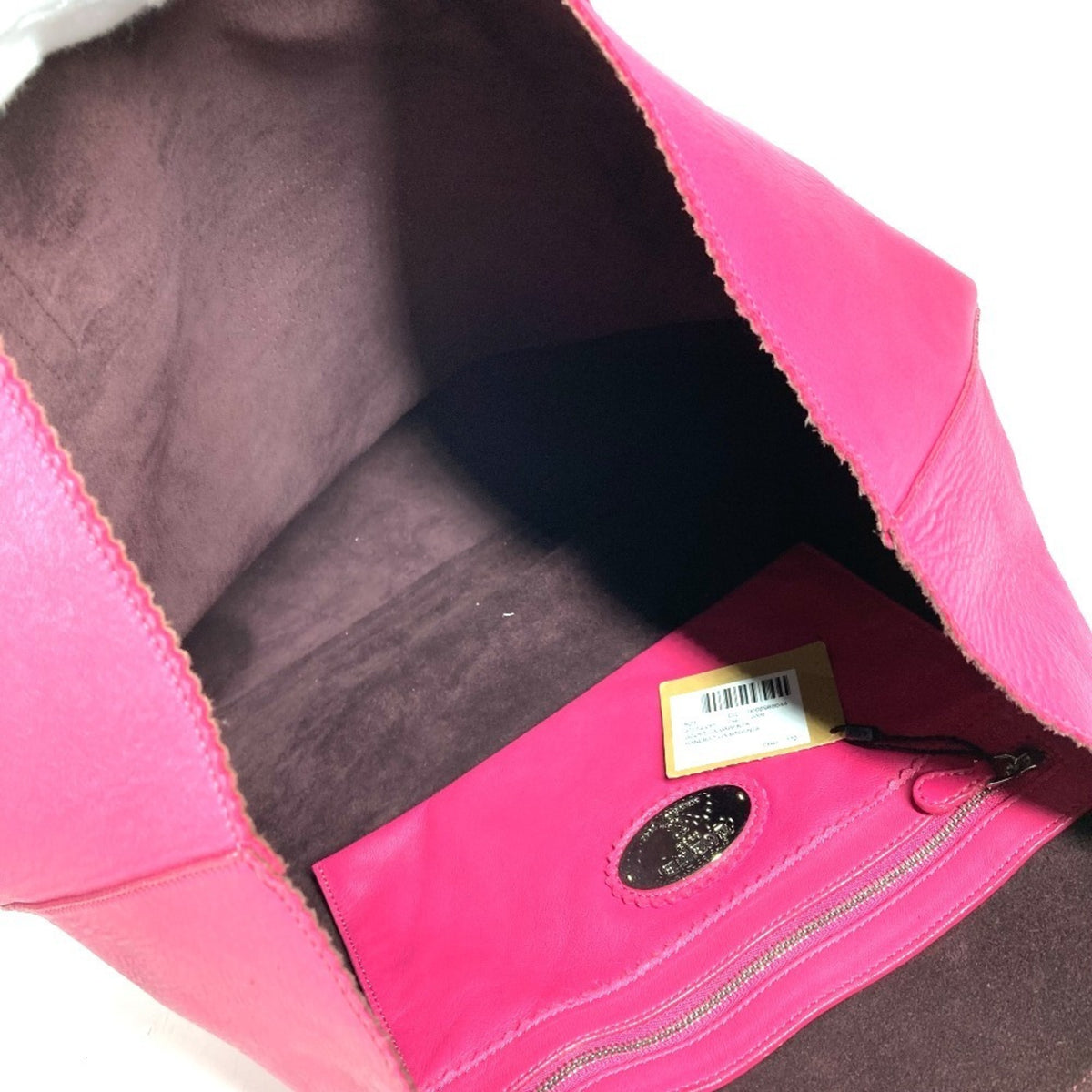Loewe Pink Leather Shoulder Bag Tote Bag (Pre-Owned)