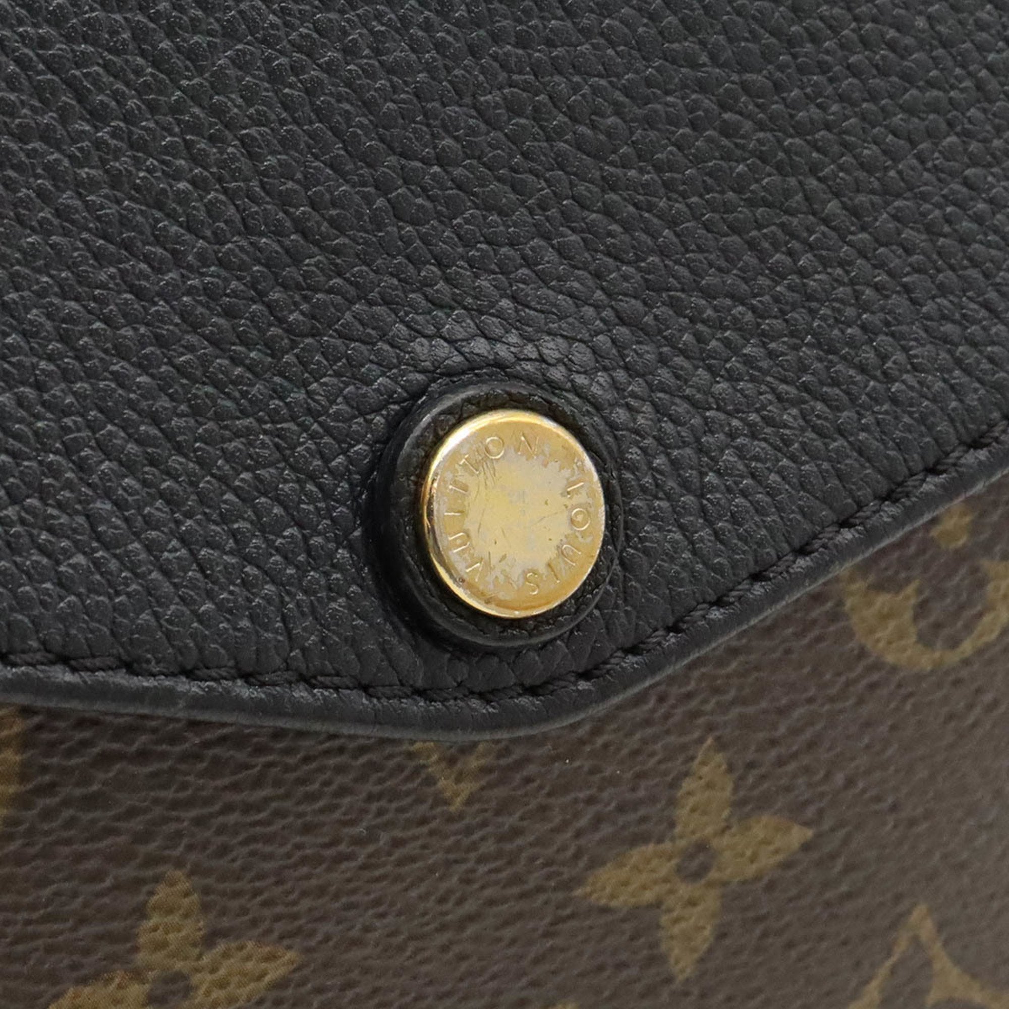 Louis Vuitton Monogram Noir Monogram Pochette Shoulder Bag (Pre-Owned)