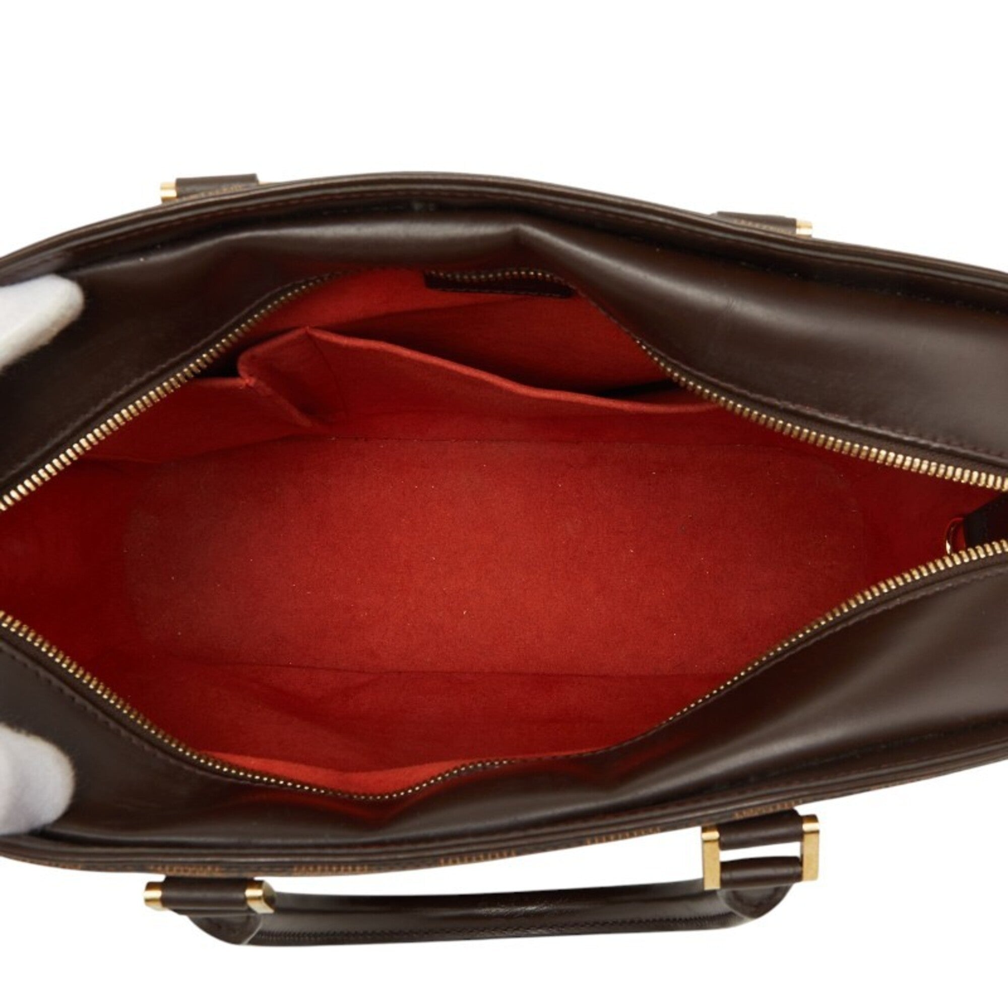 Louis Vuitton Brown Pvc Leather Handbag (Pre-Owned)