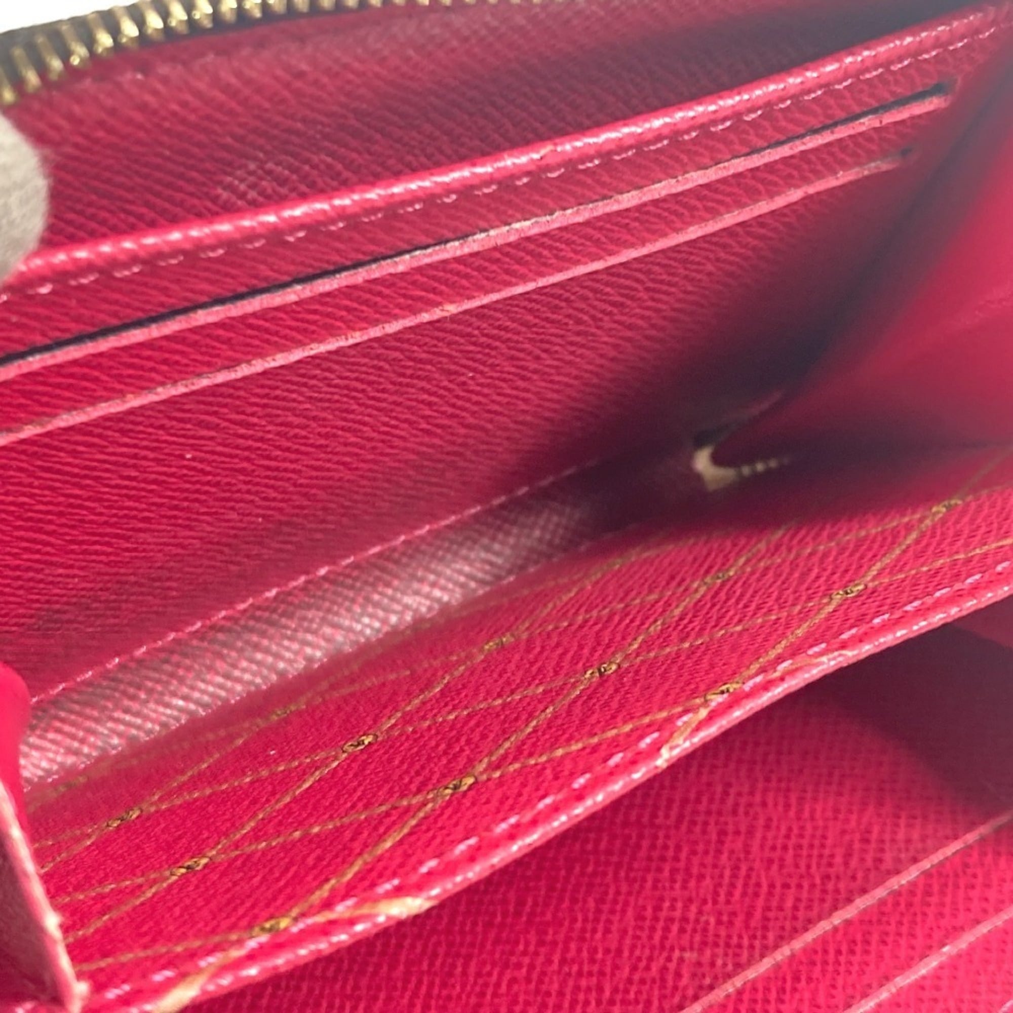 Louis Vuitton Monogram Brown Pink Monogram Coin Purse/Coin Case (Pre-Owned)