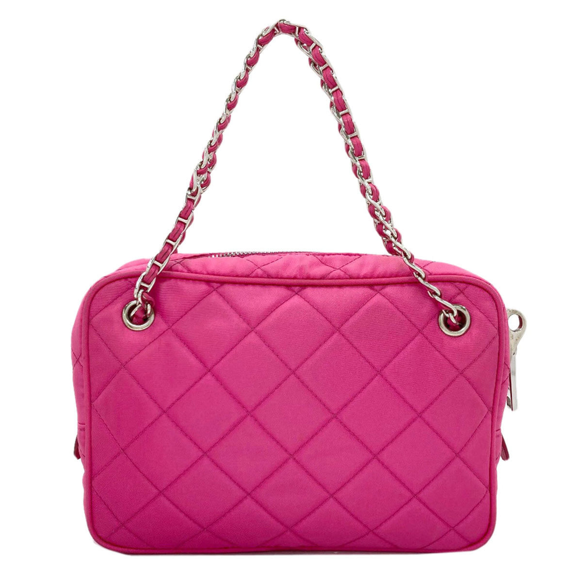 Prada Pink Nylon Shoulder Bag (Pre-Owned)