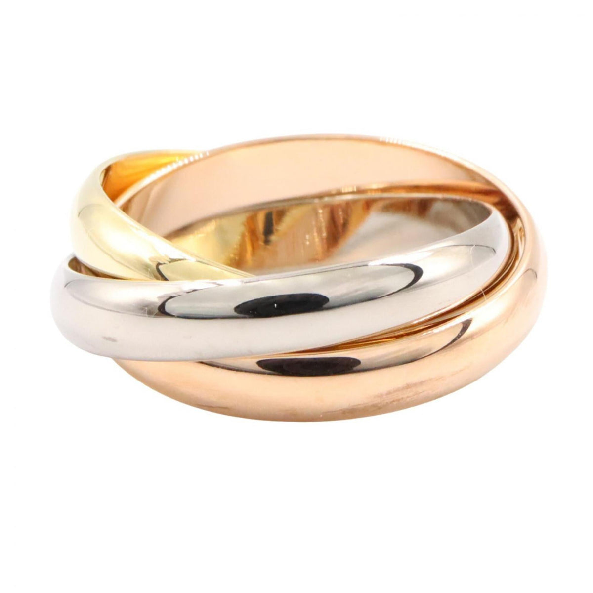 Cartier Gold Silver Yellow Gold (18K) Pink Gold (18K) White Gold (18K) Band Ring (Pre-Owned)