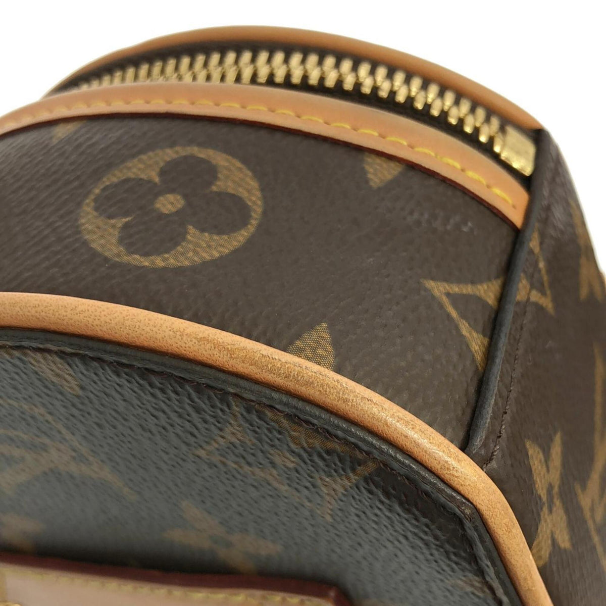 Louis Vuitton Marron Monogram Coated Canvas Shoulder Bag (Pre-Owned)