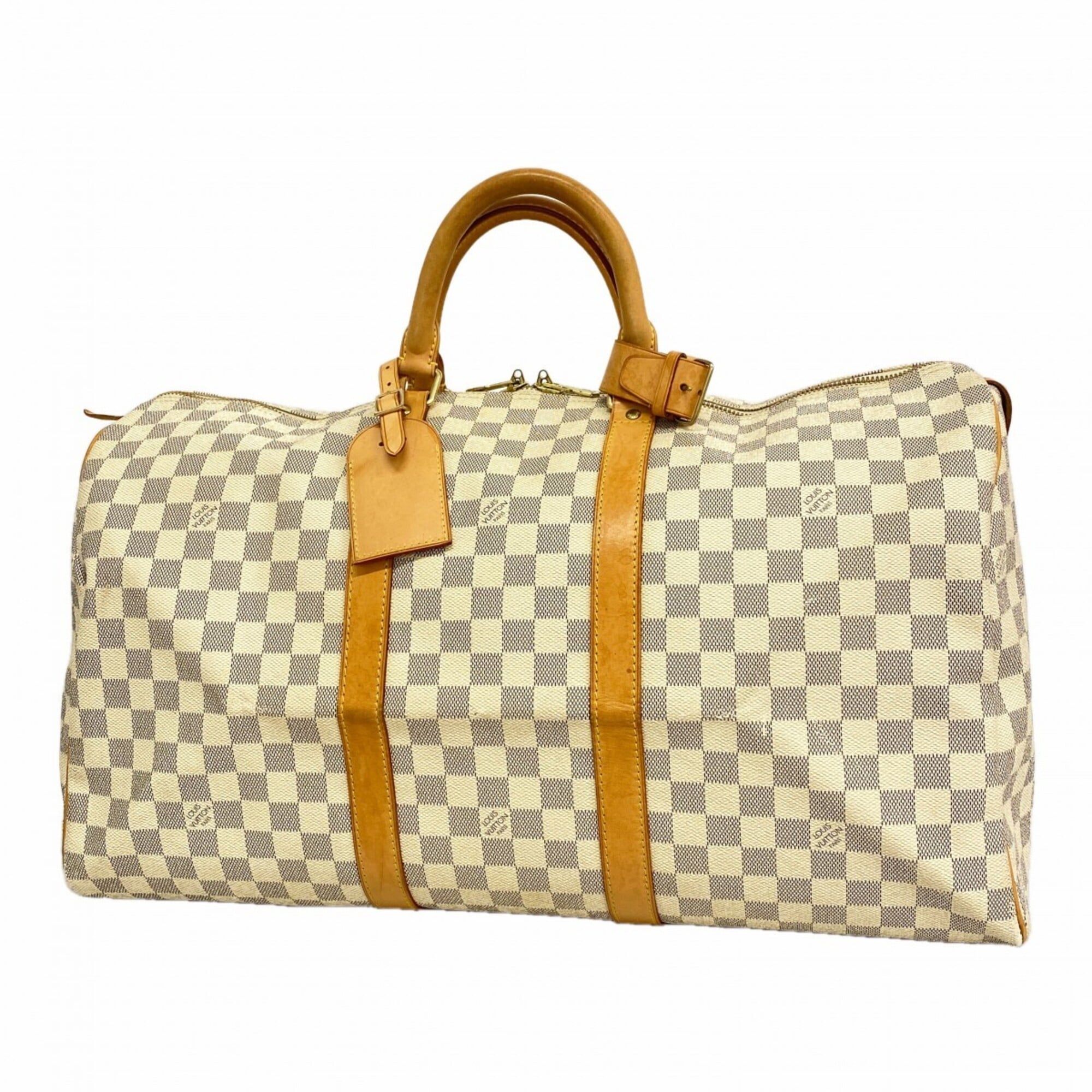 Louis Vuitton White Boston Bag (Pre-Owned)