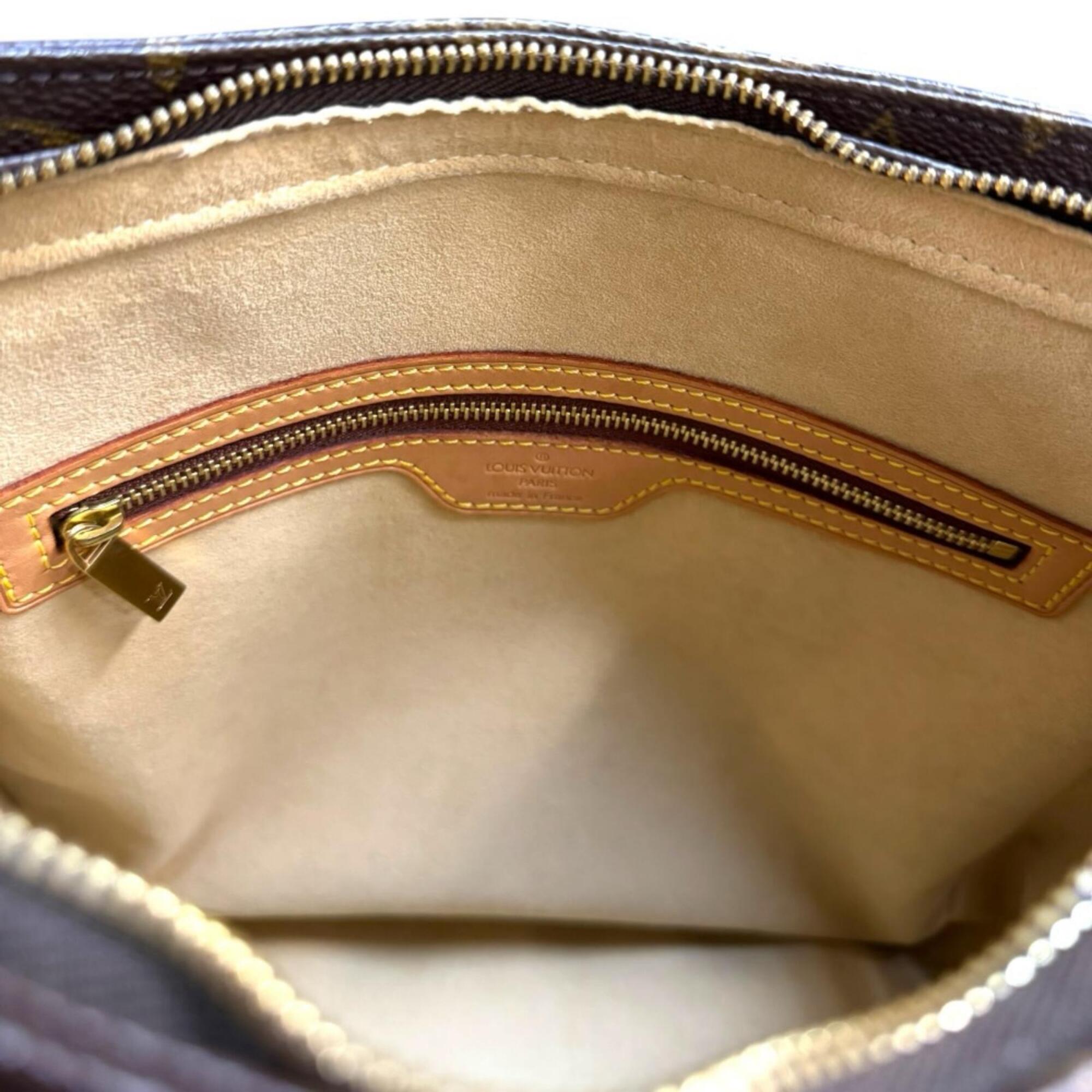 Louis Vuitton Brown Monogram Shoulder Bag (Pre-Owned)