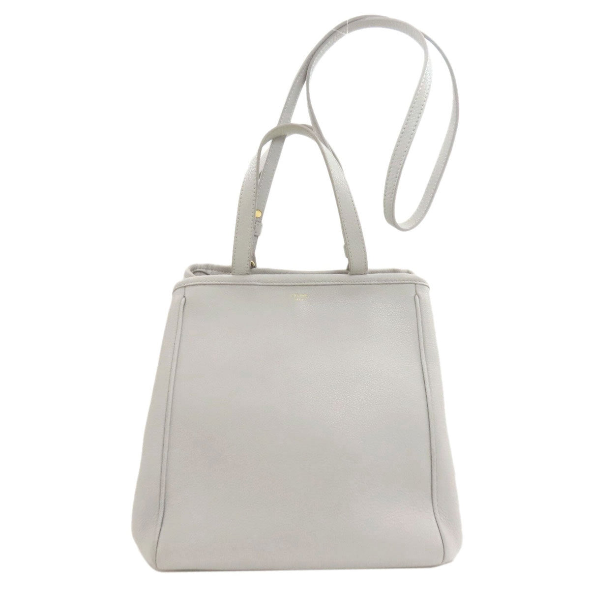 Celine Gray Leather Handbag (Pre-Owned)