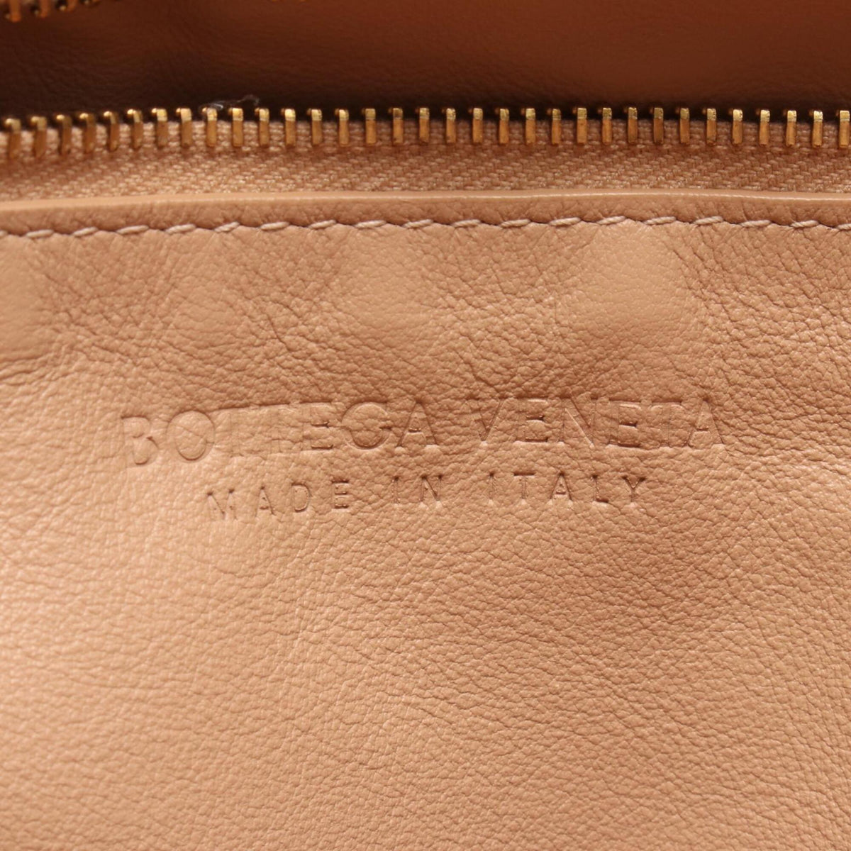 Bottega Veneta Beige Leather Handbag Tote Bag (Pre-Owned)
