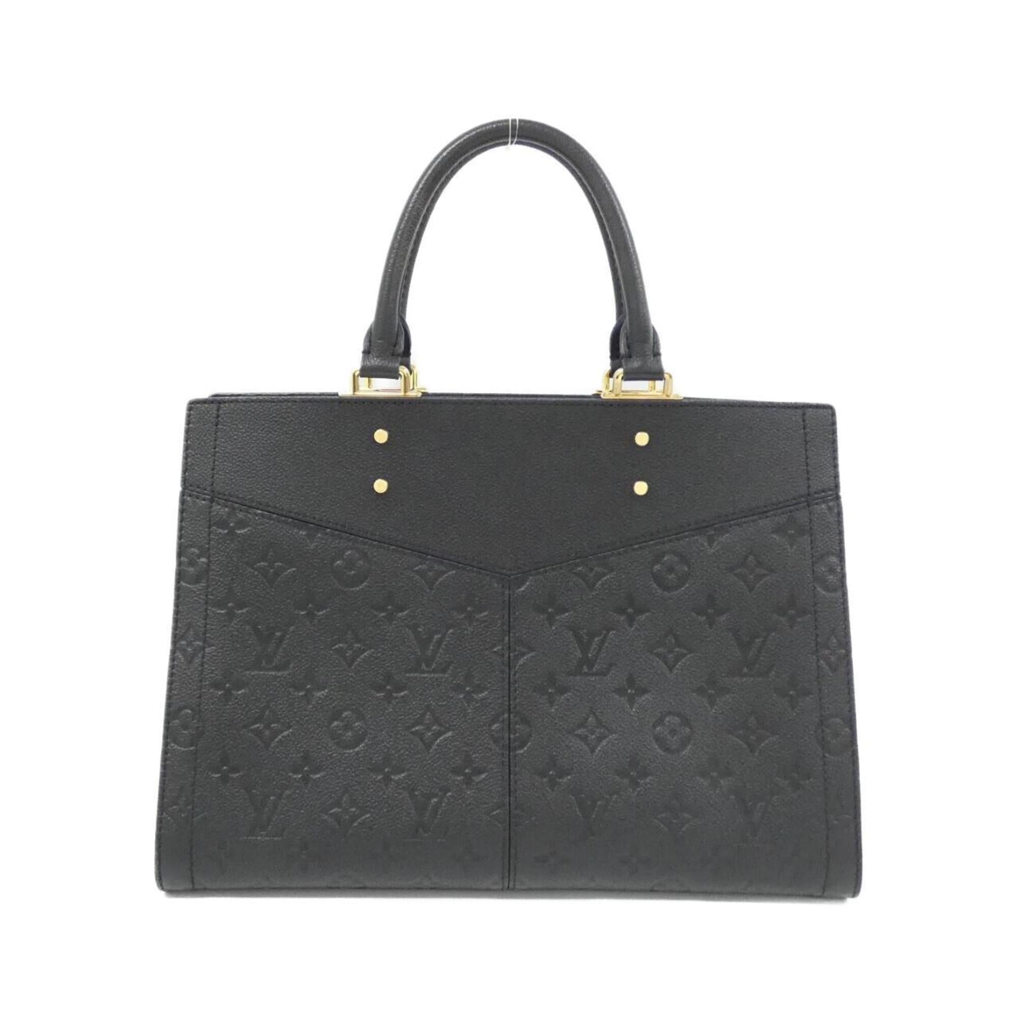 Louis Vuitton Black Leather Handbag (Pre-Owned)