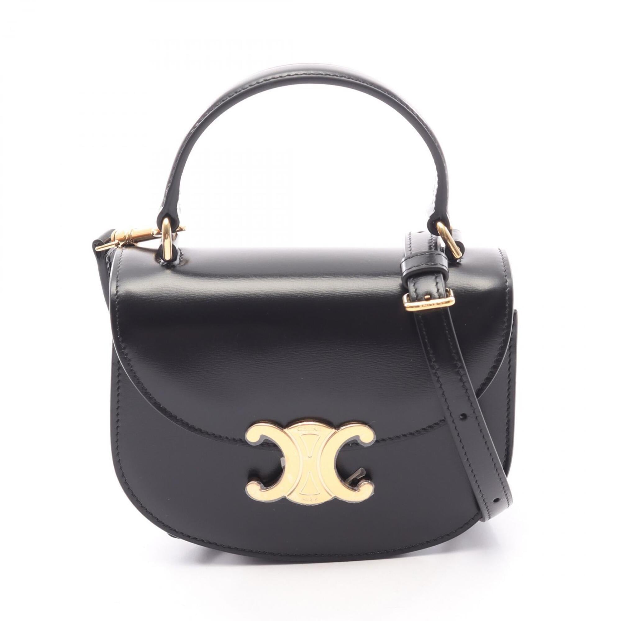 Celine Black Leather Handbag (Pre-Owned)