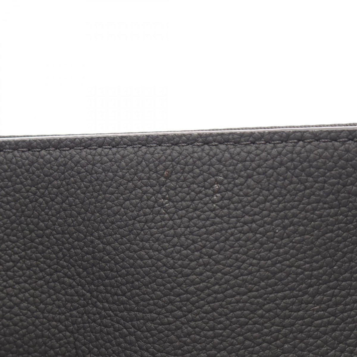 Louis Vuitton Black Leather Handbag Shoulder Bag (Pre-Owned)