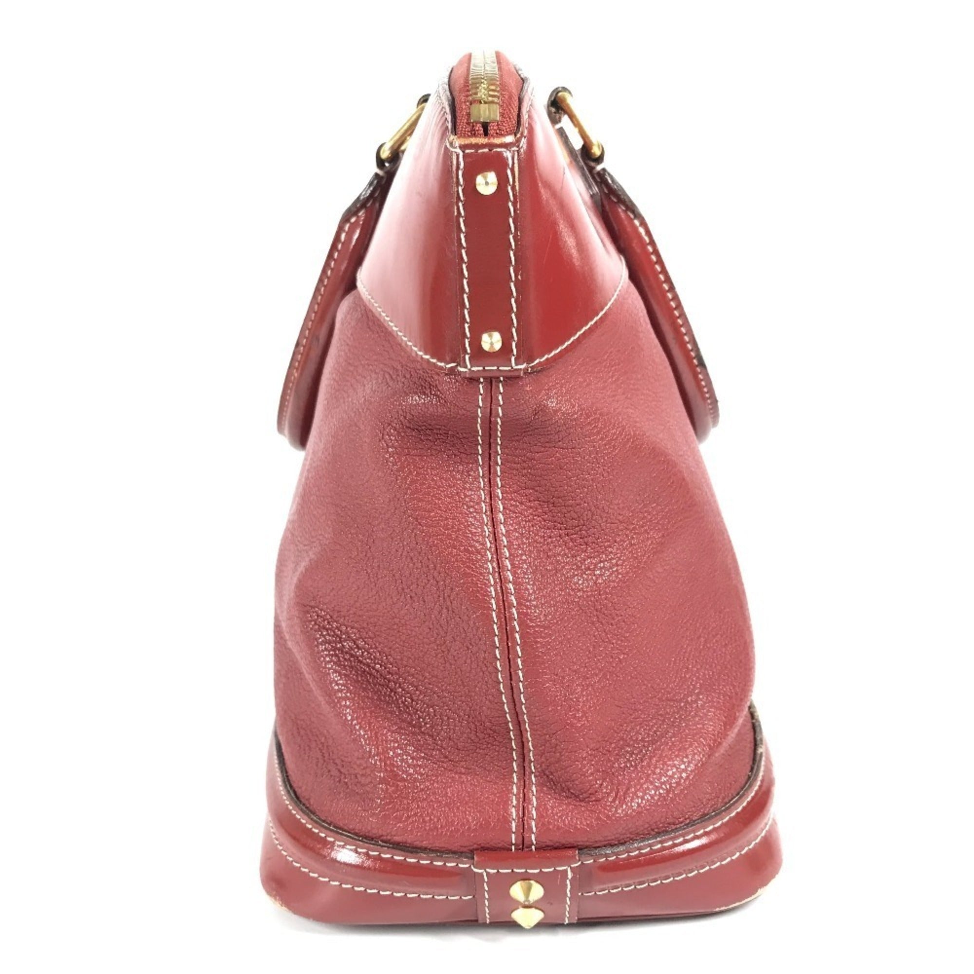 Louis Vuitton Red Color Tanami Suhali Leather Handbag Tote Bag (Pre-Owned)