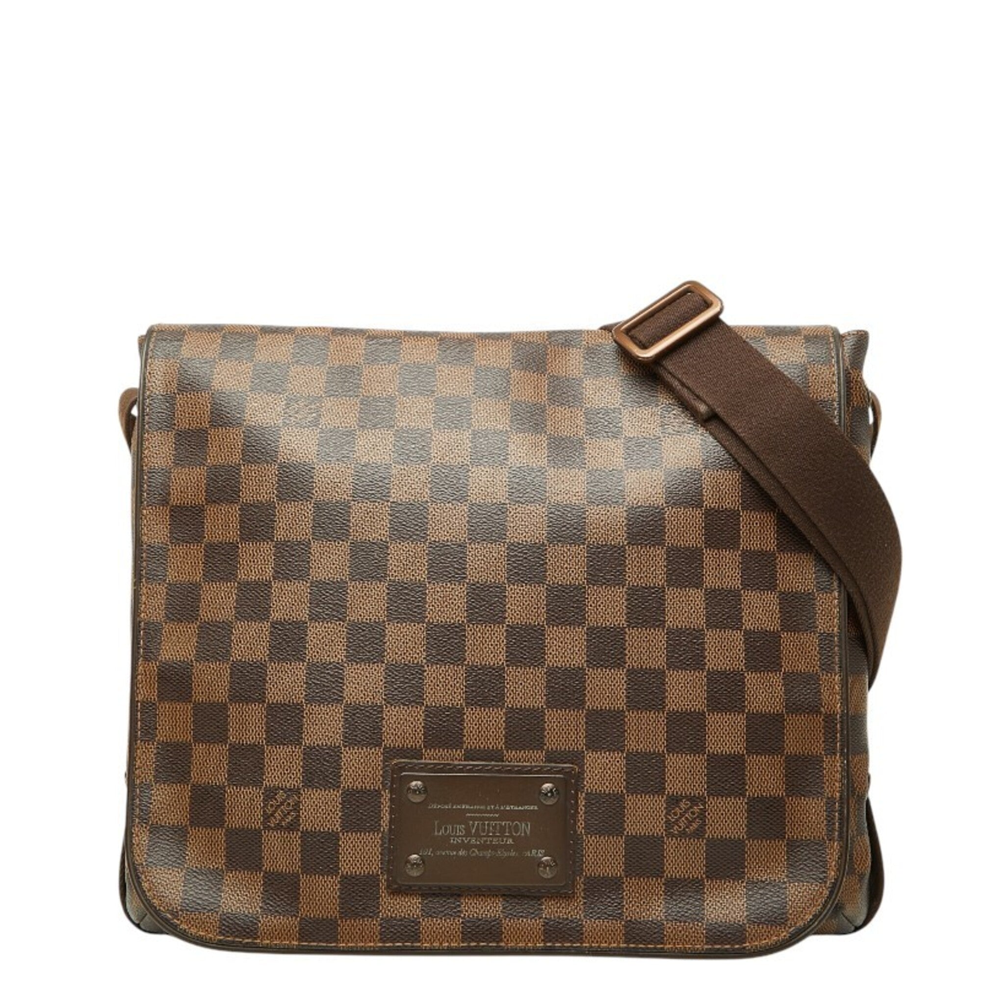 Louis Vuitton Brown Pvc Leather Shoulder Bag (Pre-Owned)