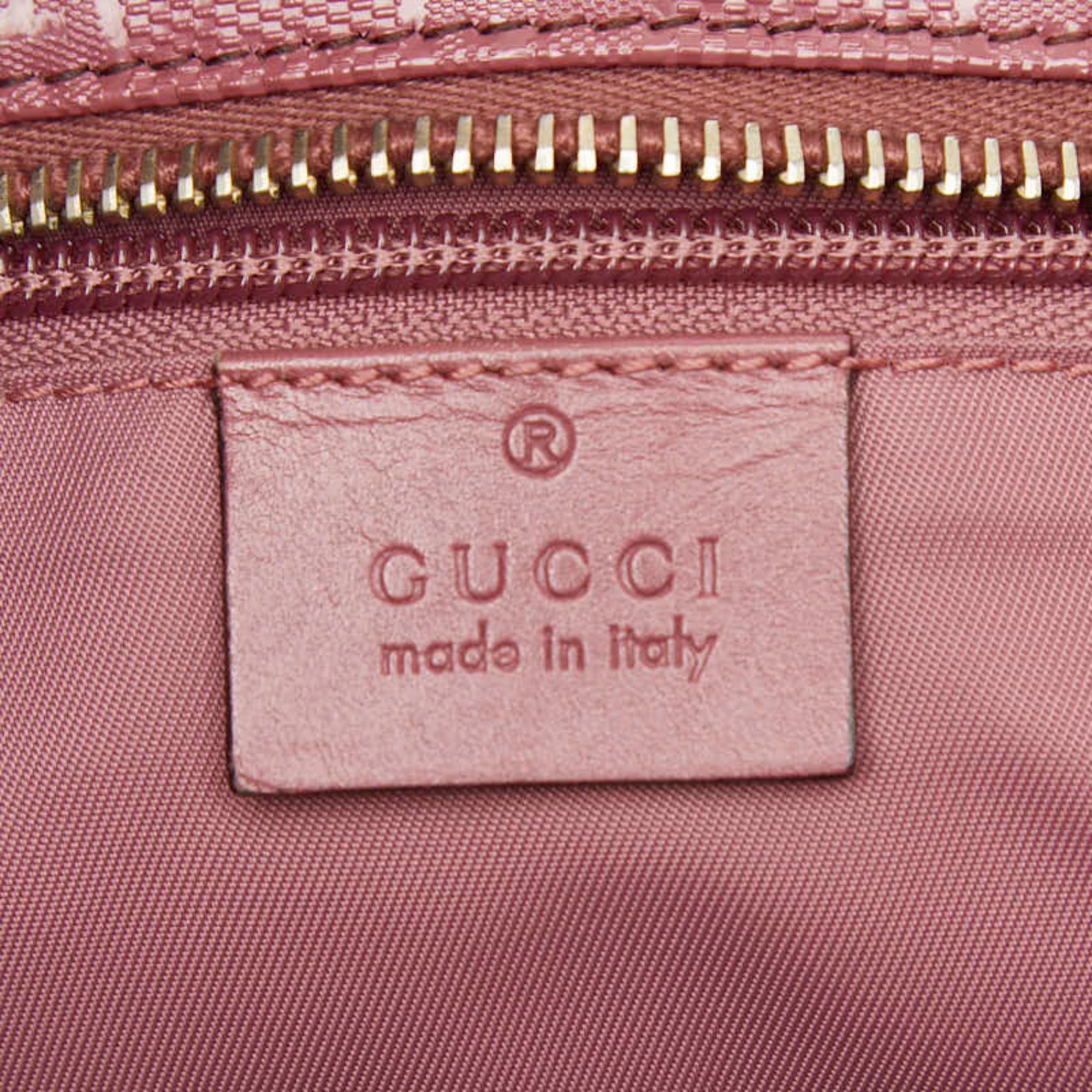 Gucci Pink Pvc Leather Shoulder Bag Tote Bag (Pre-Owned)