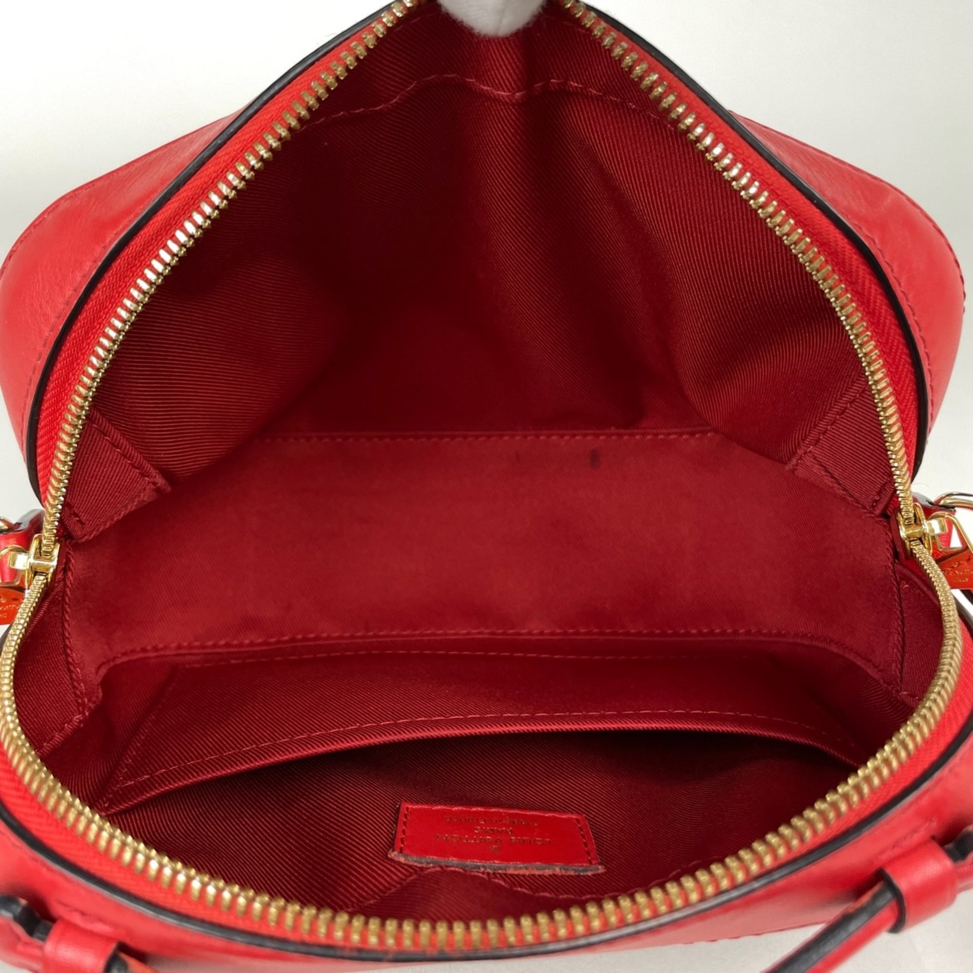Louis Vuitton Brown Coquelicots Red Color Monogram Shoulder Bag (Pre-Owned)