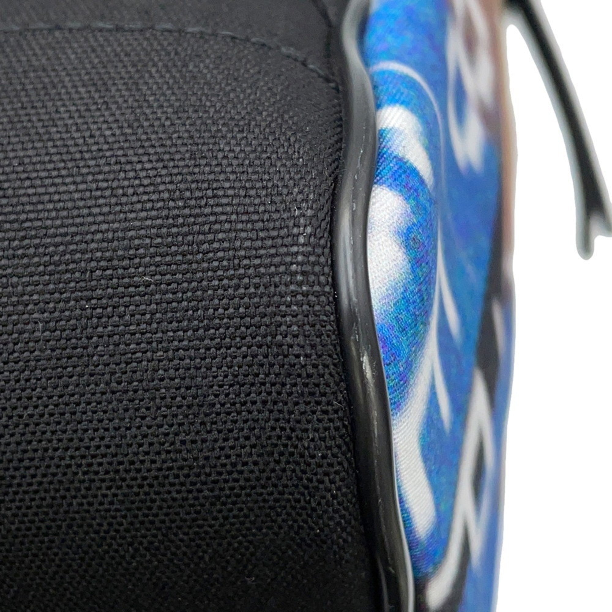 Saint Laurent Blue Nylon Leather Backpack (Pre-Owned)