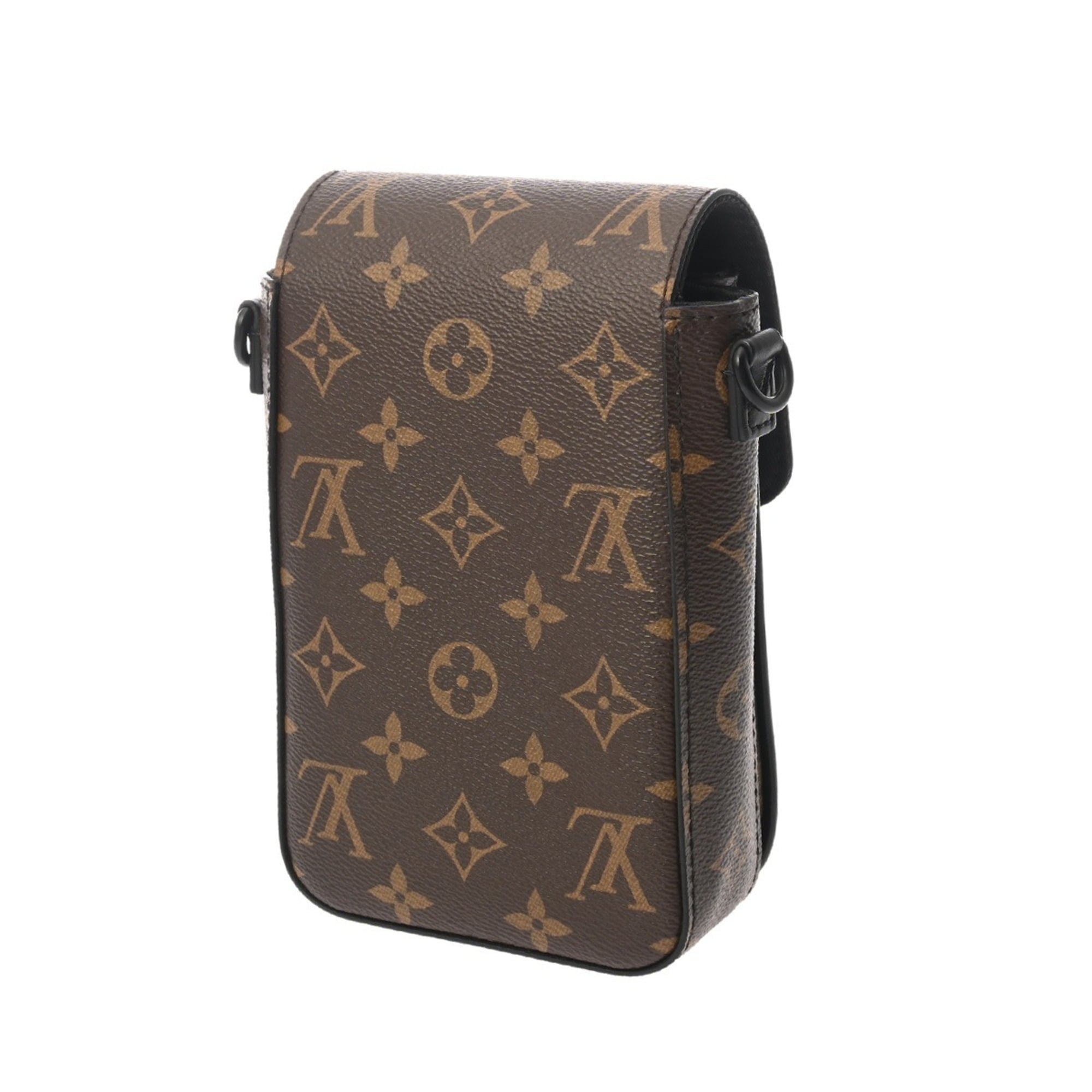 Louis Vuitton Black Brown Monogram Shoulder Bag (Pre-Owned)