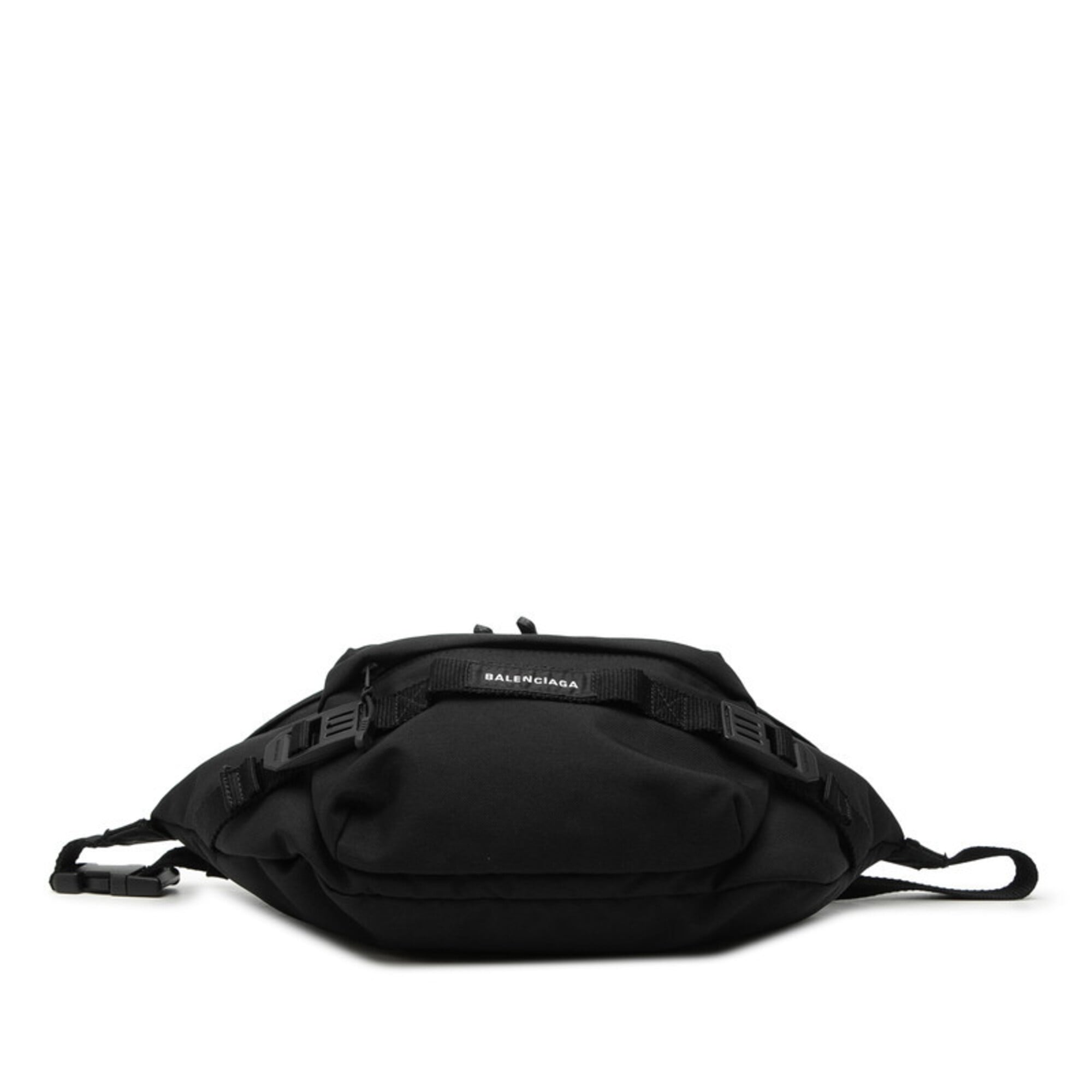 Balenciaga Black Polyester Polyamide Basket Sling Bag (Pre-Owned)
